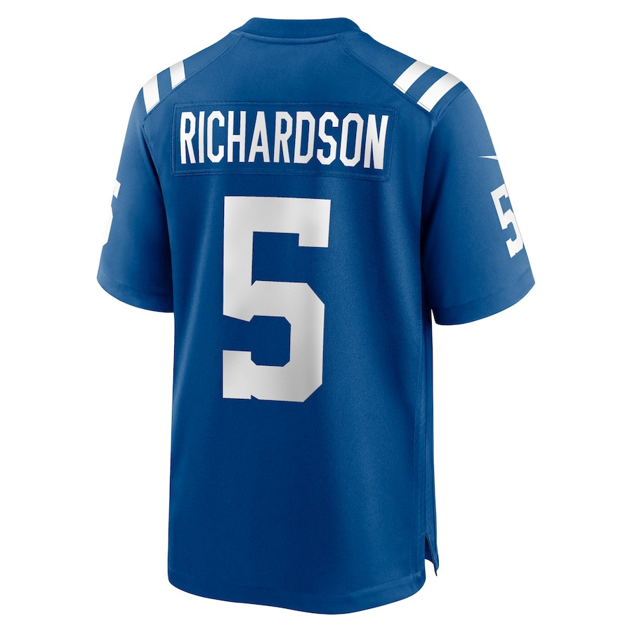 Anthony Richardson 5 Indianapolis Colts Player Game Royal NFL Jersey Men's