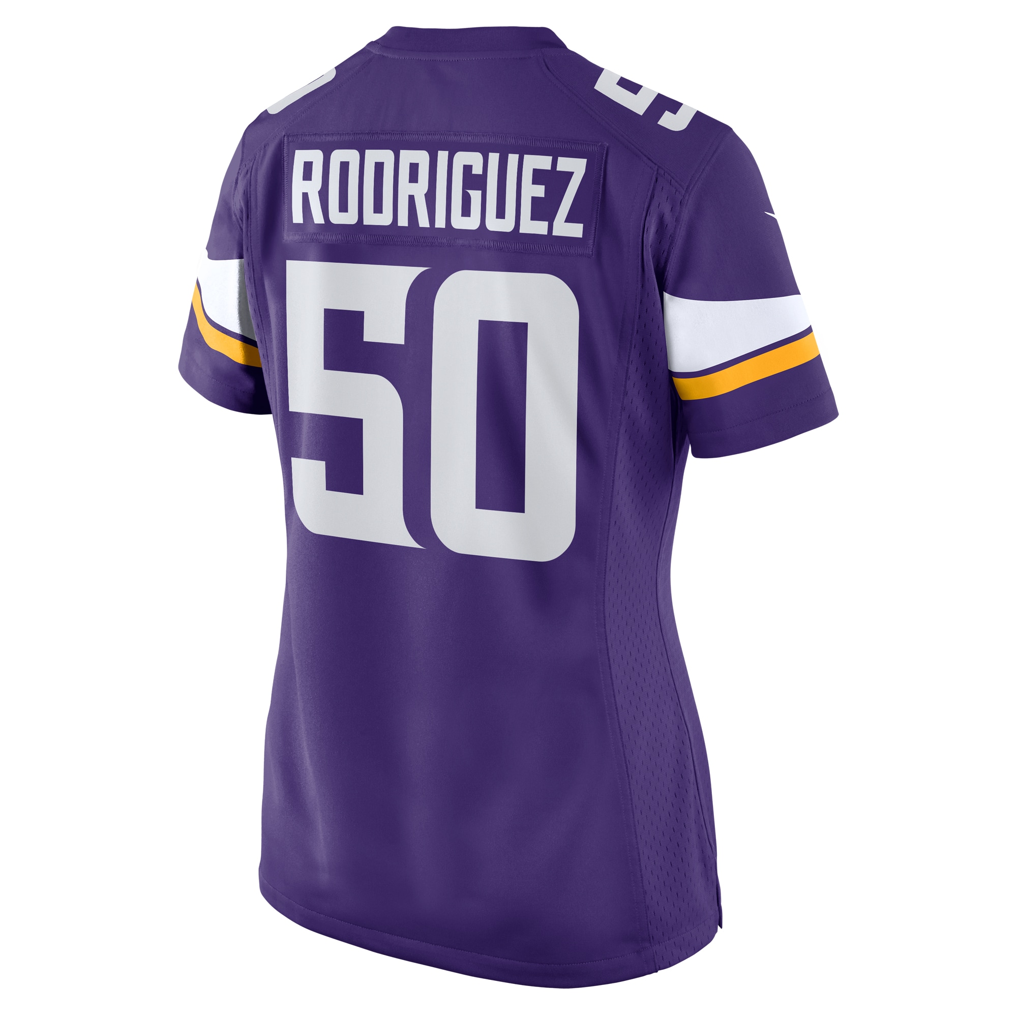 Minnesota Vikings Levi Drake Rodriguez Purple Game NFL Jersey Women's