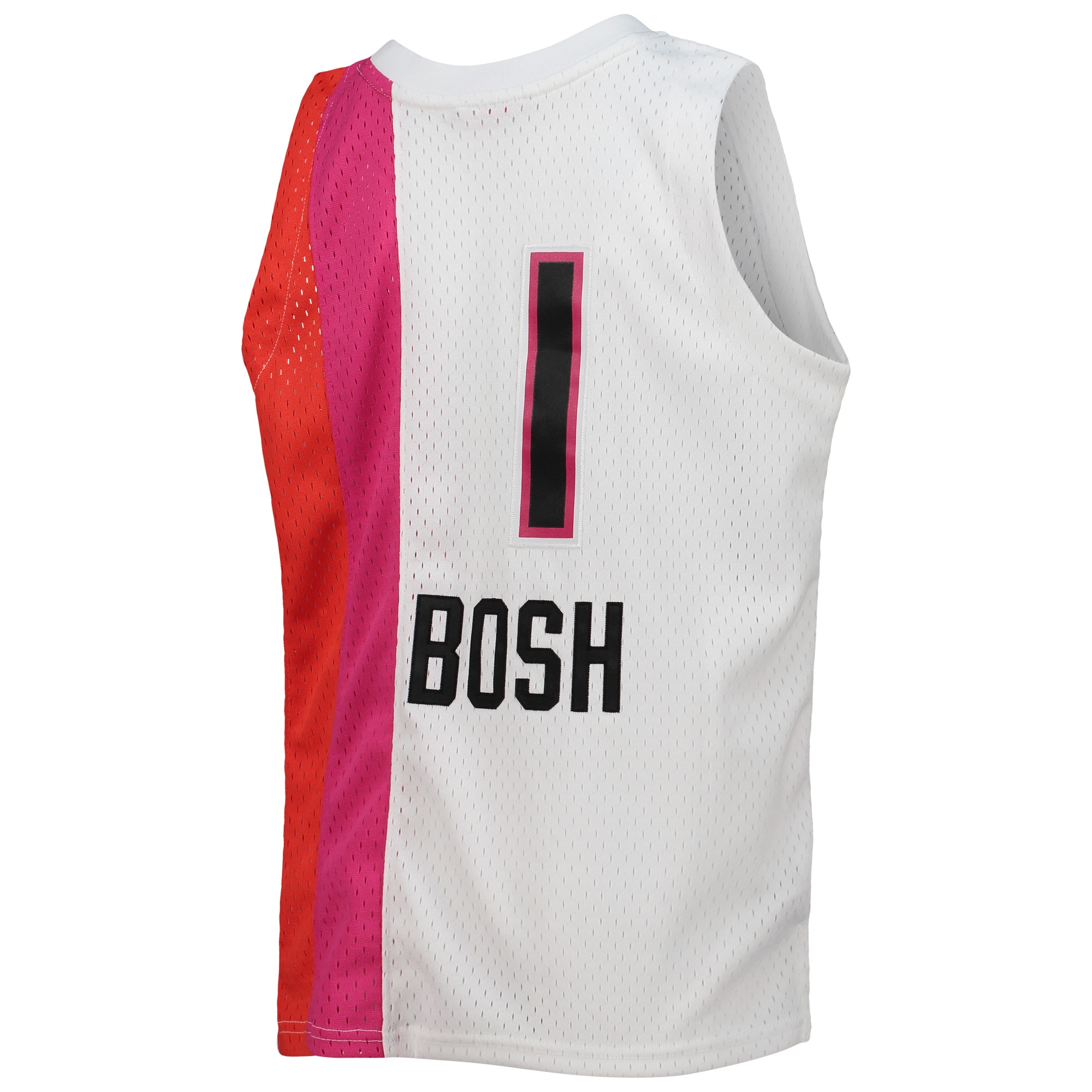 Mitchell Ness Chris Bos White Miami Heat 2011/12 Hardwood Classics Swingman NBA Jersey Youth