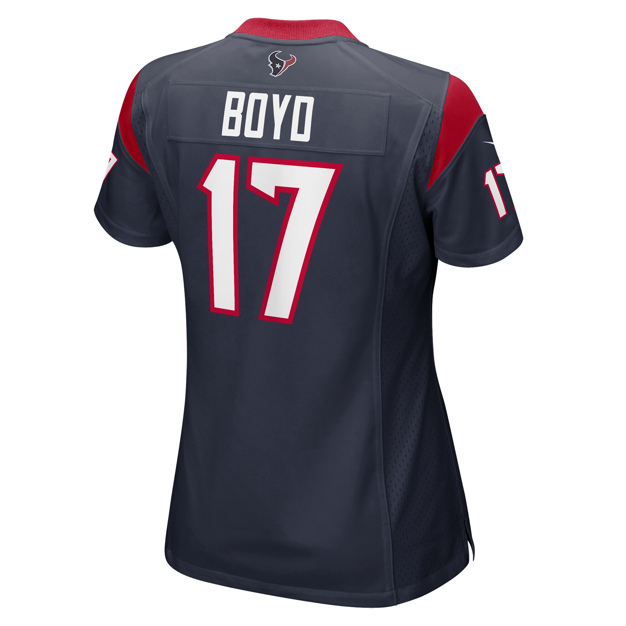 Houston Texans Kris Boyd Navy Game NFL Jersey Women's
