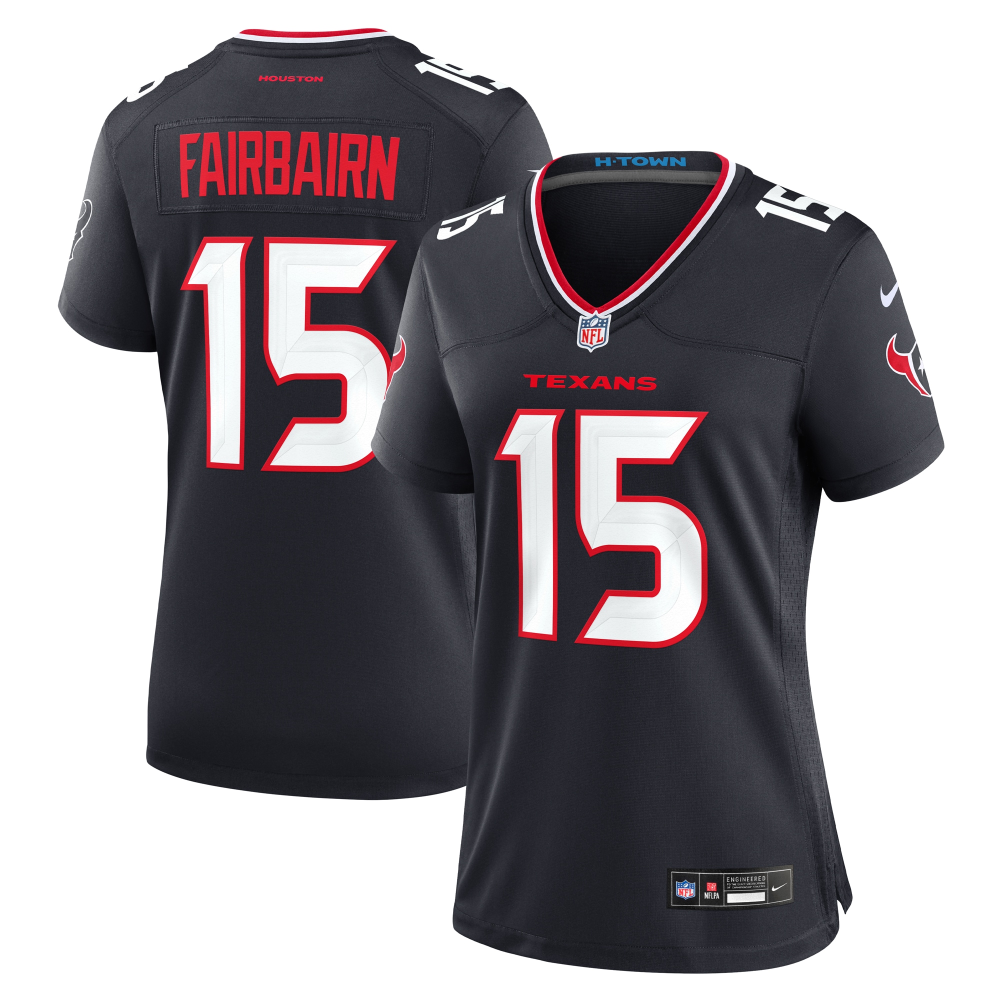 Houston Texans Ka'imi Fairbairn Navy Team Game NFL Jersey Women's