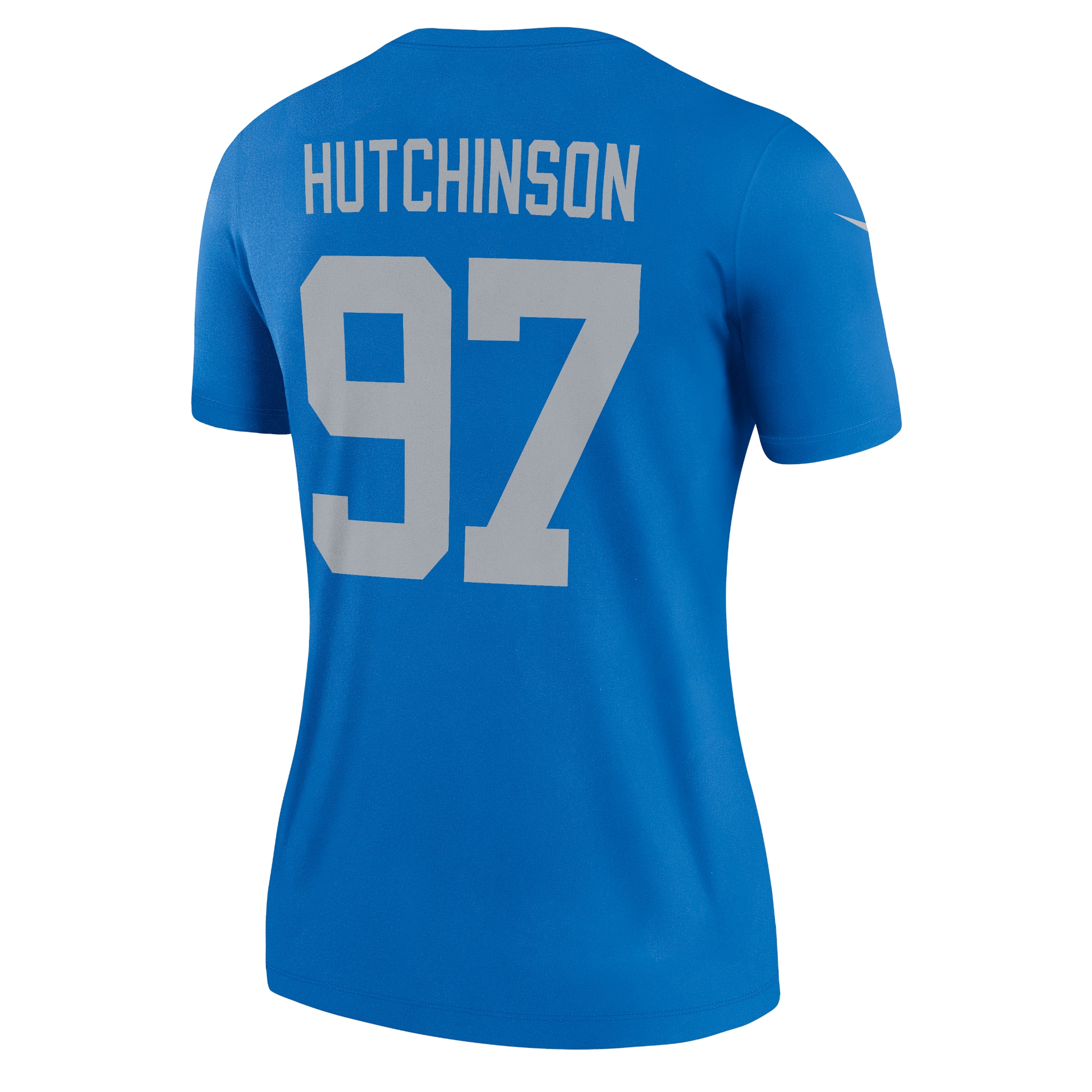 Detroit Lions Aidan Hutchinson Blue Alternate Legend Player Performance Top NFL Jersey Women's