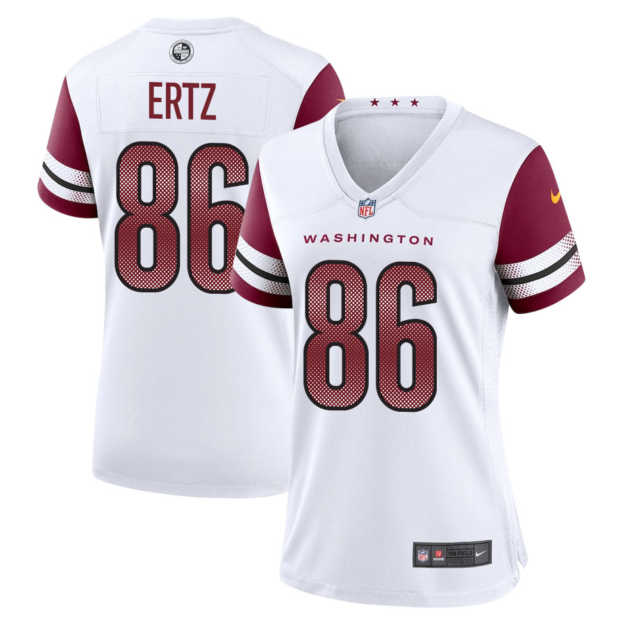 Zach Ertz 86 Washington Commanders Game White NFL Jersey Women's