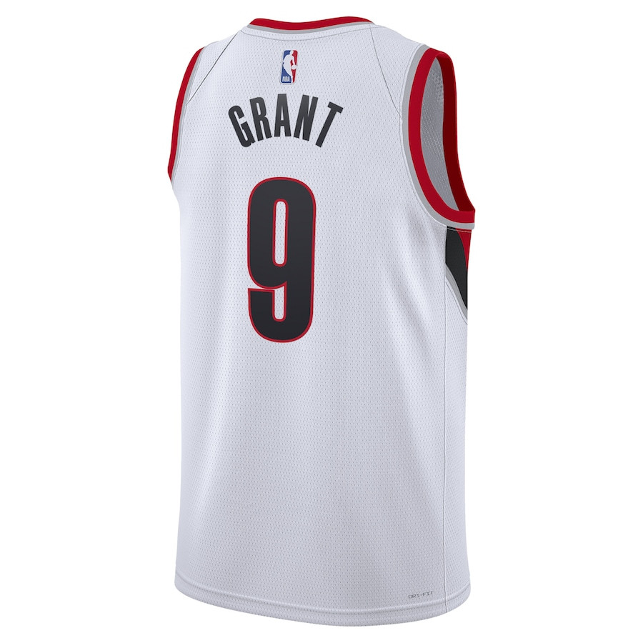 Jerami Grant 9 Portland Trail Blazers Unisex Swingman Association Editio White NBA Jersey Unisex