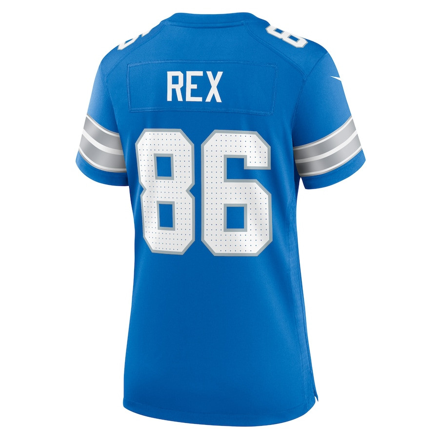 Isaac Rex 86 Detroit Lions Game Blue NFL Jersey Women's