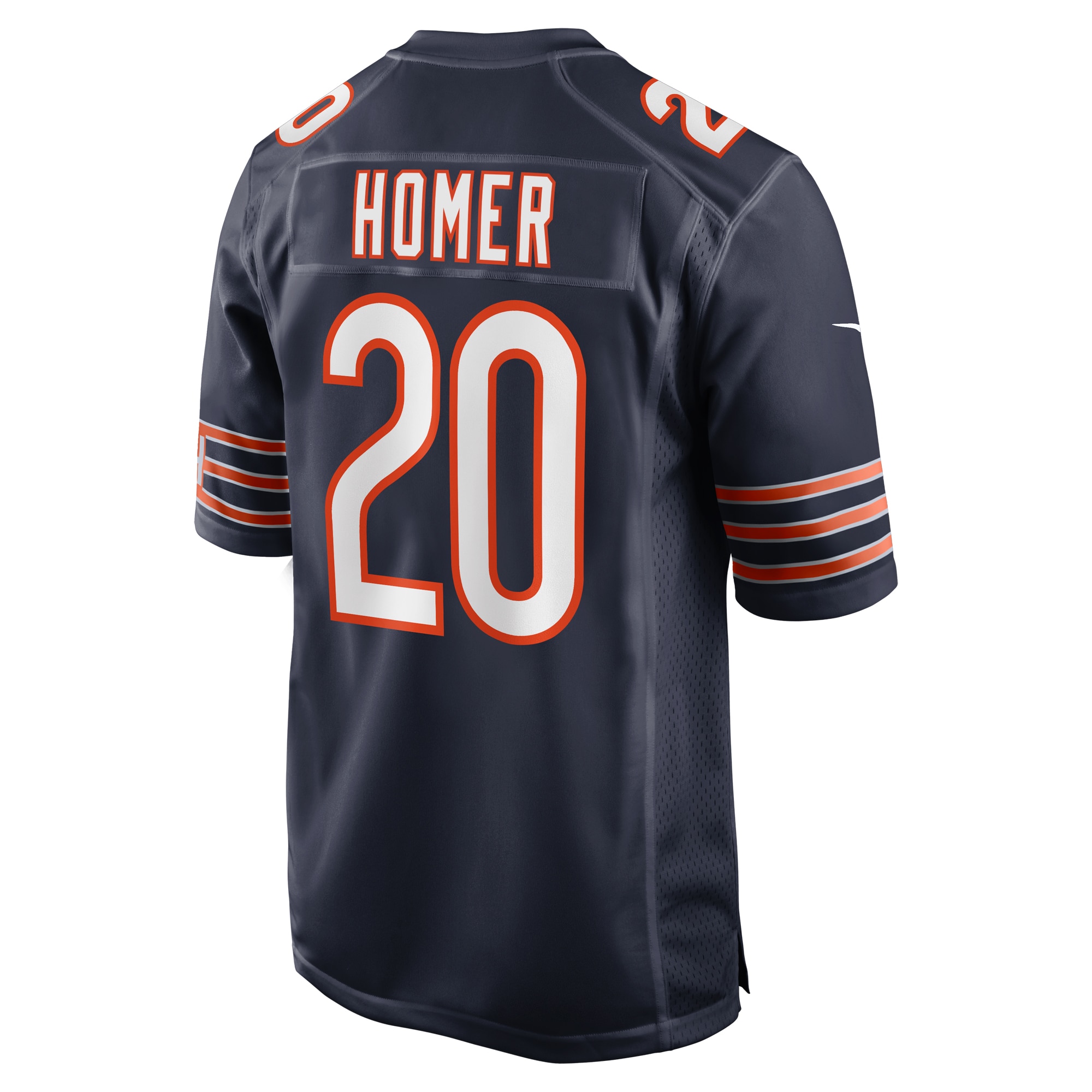 Chicago Bears Travis Homer Navy Game Player NFL Jersey Men's