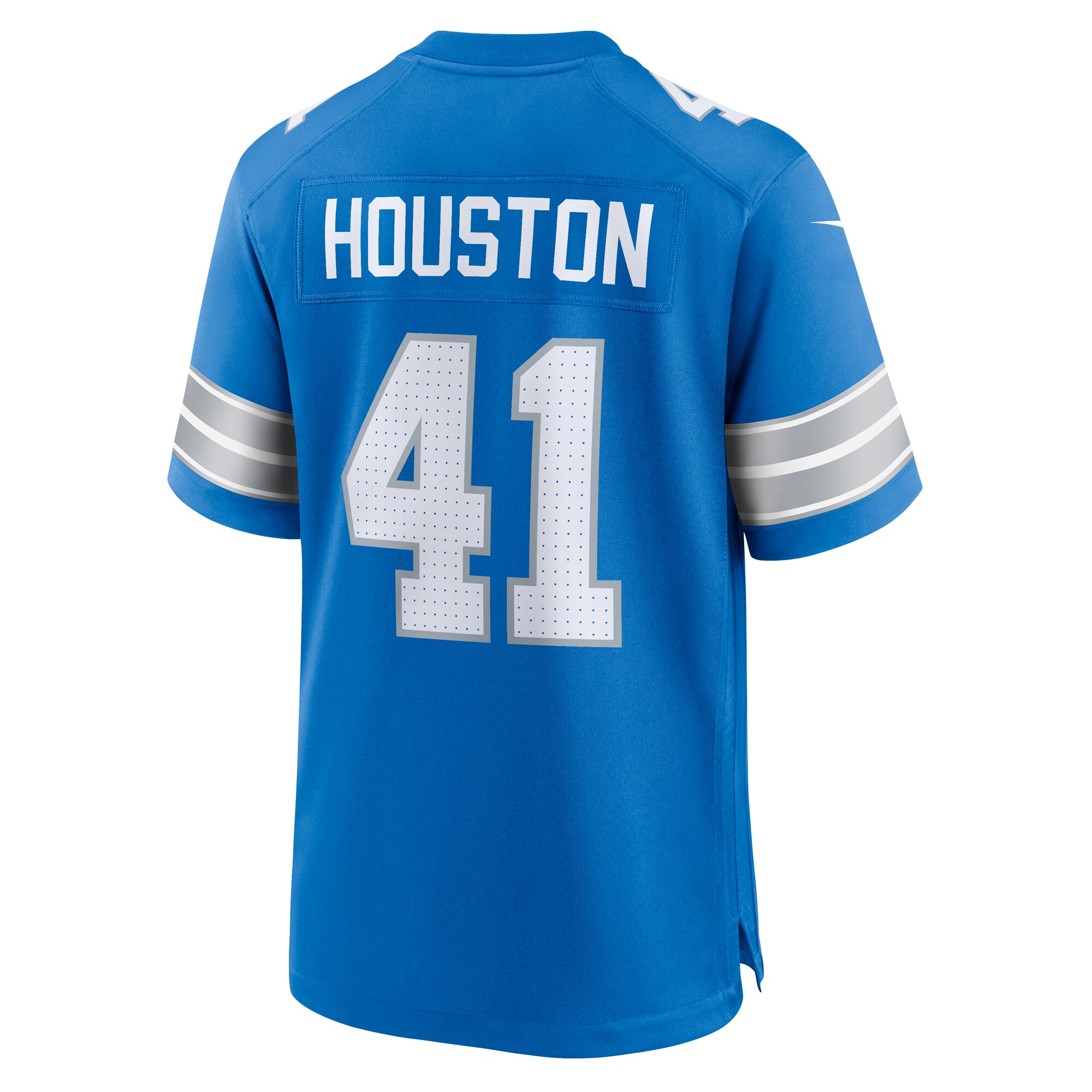 Detroit Lions James Houston Blue Team Game NFL Jersey Men's