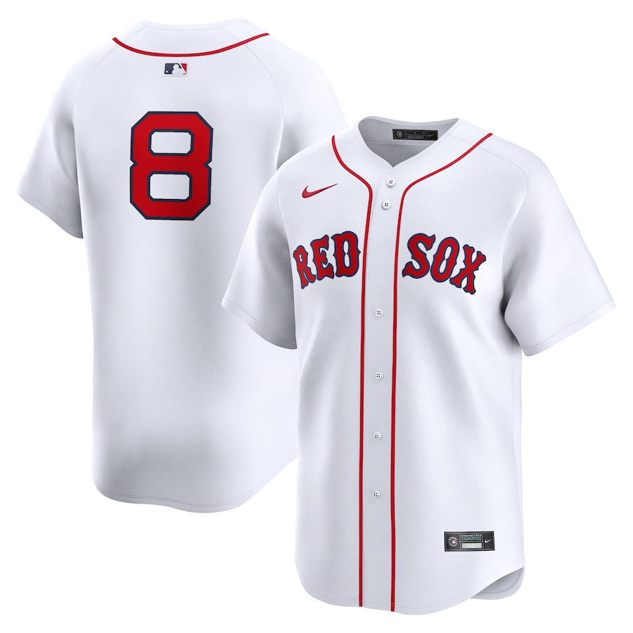 Carl Yastrzemski 8 Boston Red Sox Home Limited Player White MLB Jersey Men's