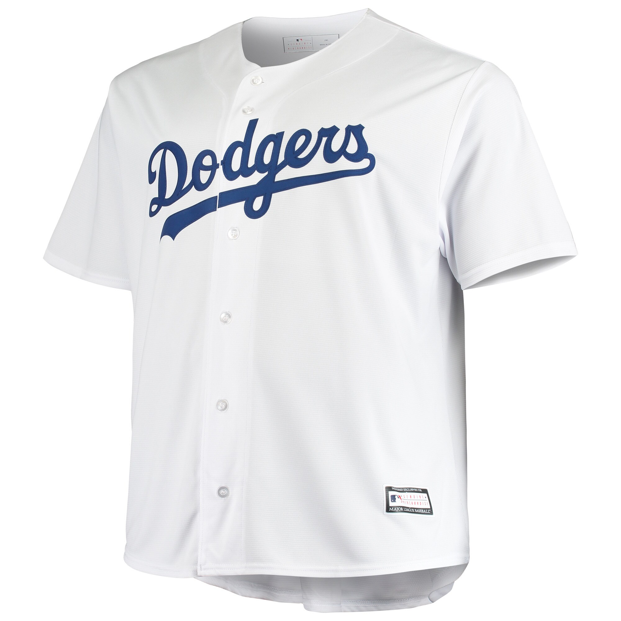 Los Angeles Dodgers White Big Tall Team MLB Jersey Men's