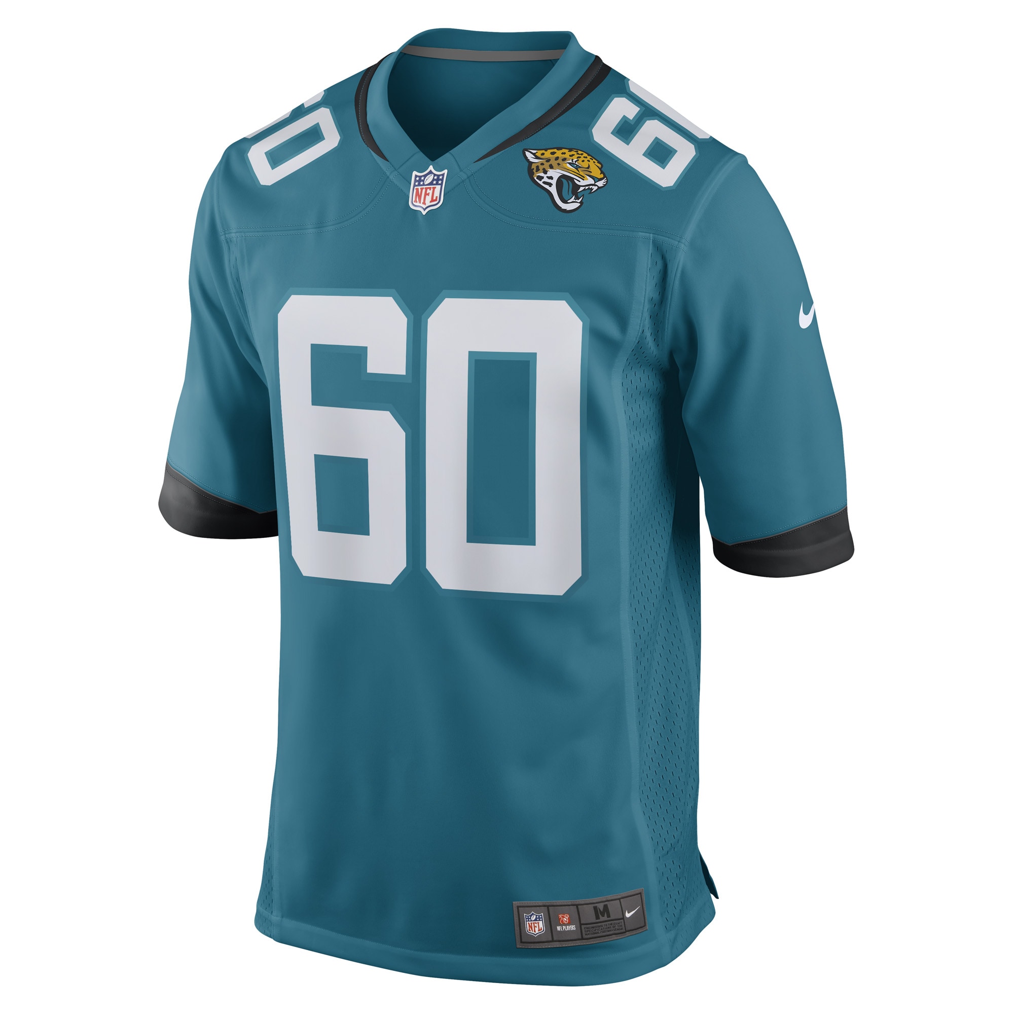 Jacksonville Jaguars Darryl Williams Teal Game Player NFL Jersey Men's
