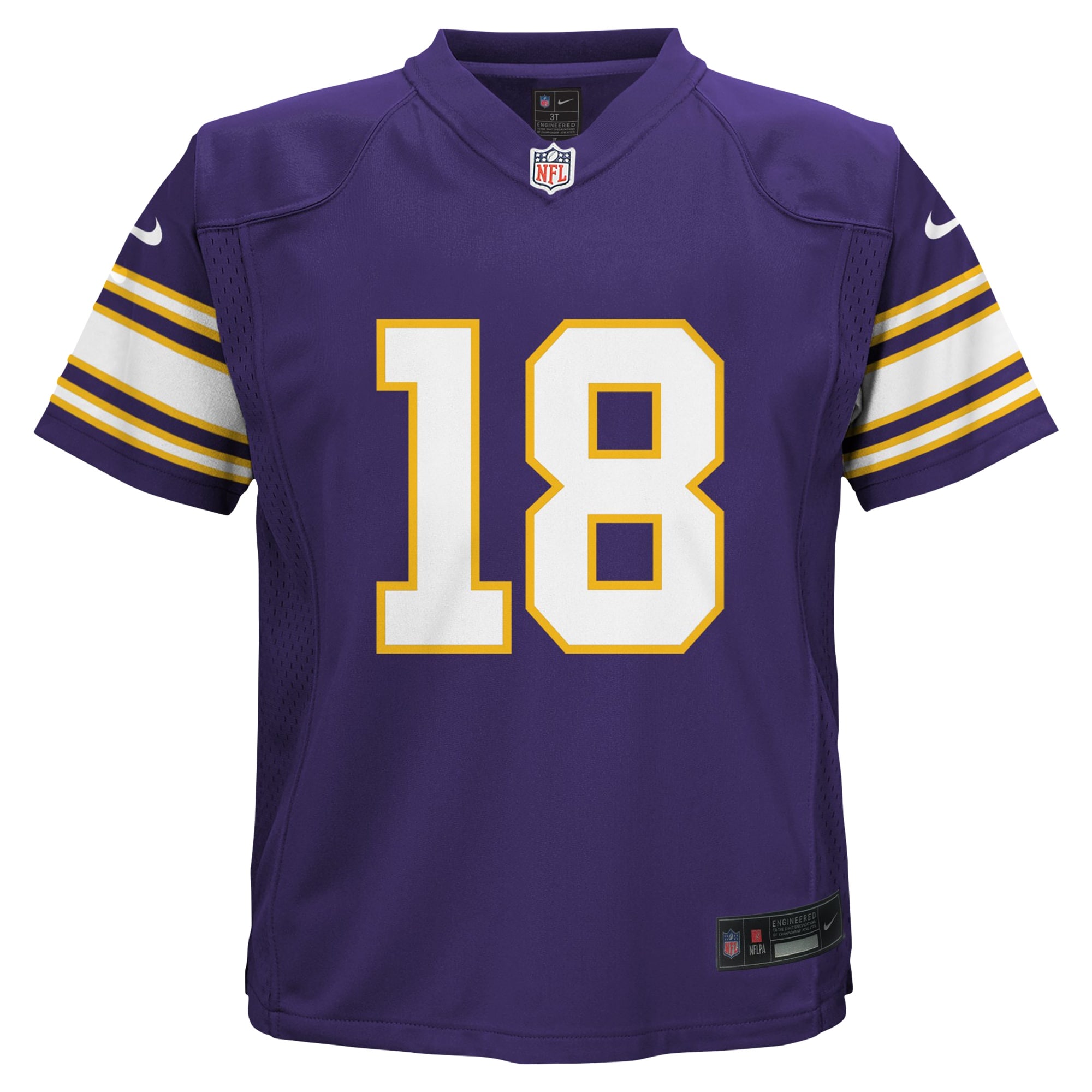 Infant Minnesota Vikings Justin Jefferson Purple Alternate Game NFL Jersey Men's