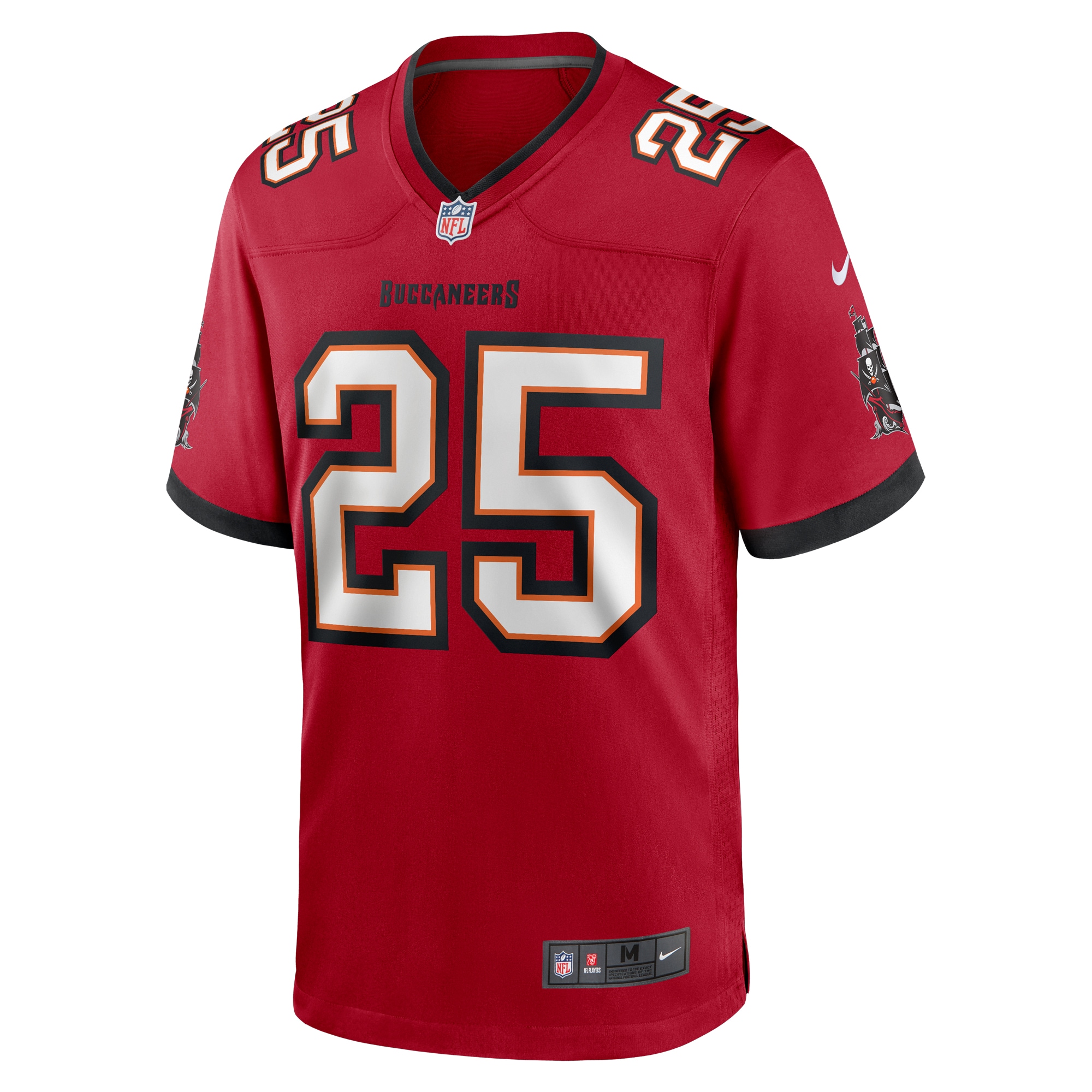 Tampa Bay Buccaneers Patrick Laird Red Game NFL Jersey Men's