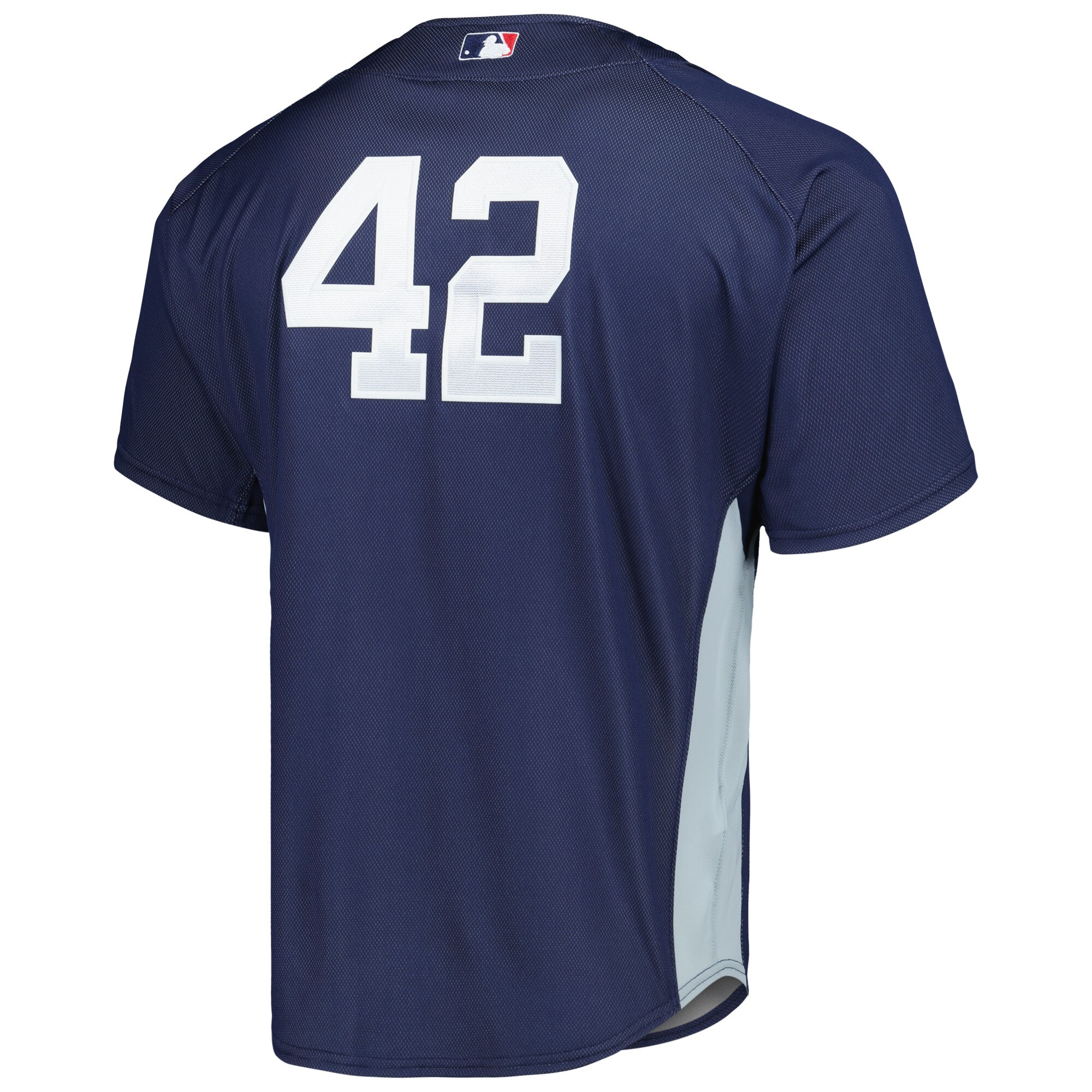 New York Yankees Mariano Rivera Mitchell Ness Navy Cooperstown Collection 2009 Batting Practice MLB Jersey Men's