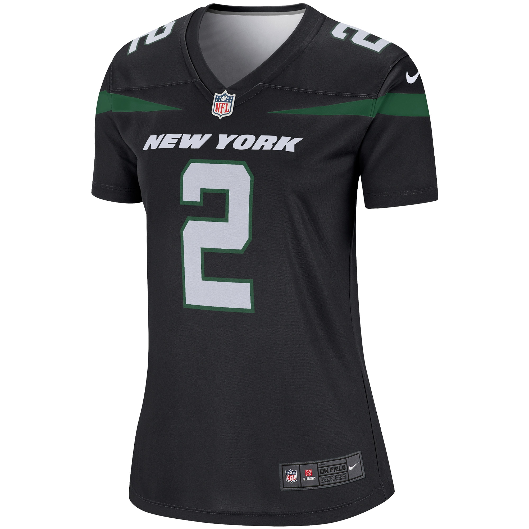 New York Jets Zach Wilson Black Alternate Legend Player Performance Top NFL Jersey Women's