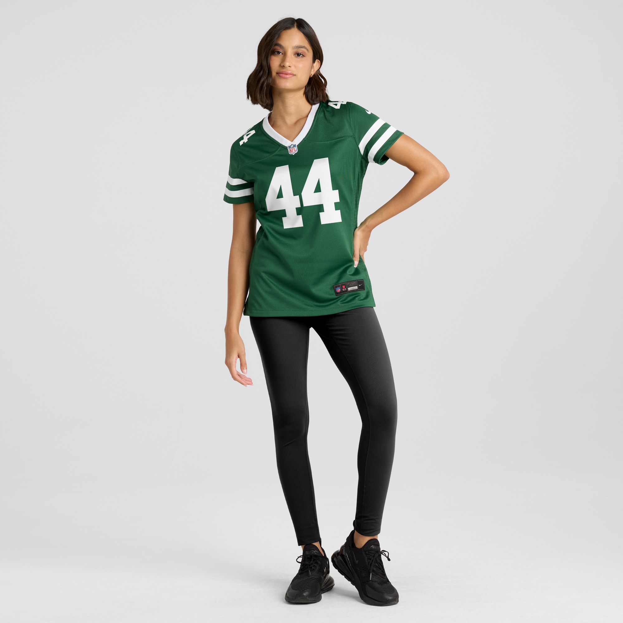 New York Jets Jamien Sherwood Legacy Green Team Game NFL Jersey Women's