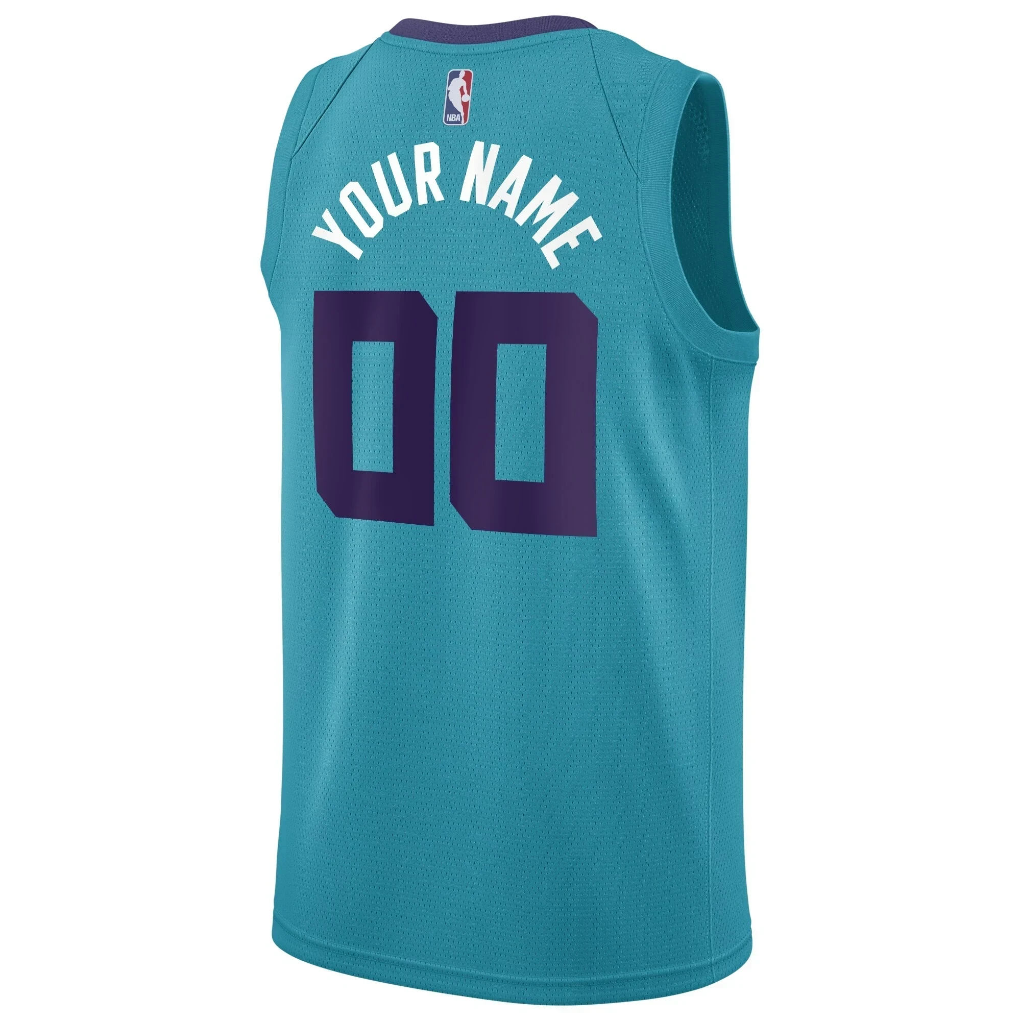 Charlotte Hornets Swingman Custom Teal Icon Edition NBA Jersey Men's