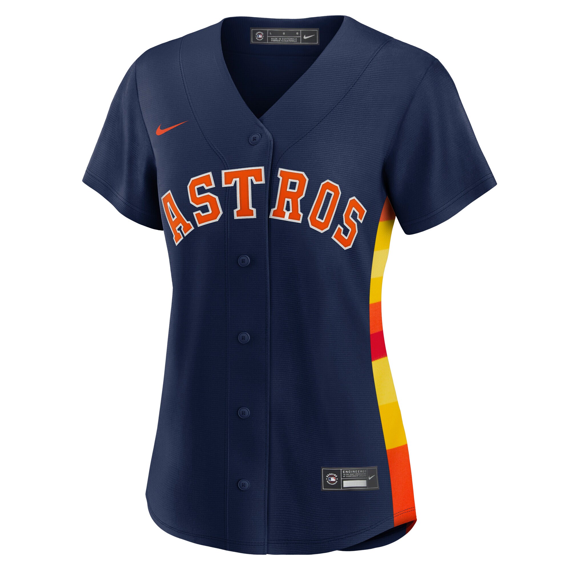 Houston Astros Navy Alternate Player MLB Jersey Women's