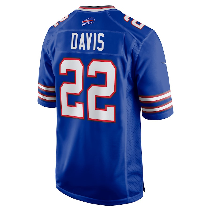 Ray Davis 22 Buffalo Bills Game Royal NFL Jersey Men's