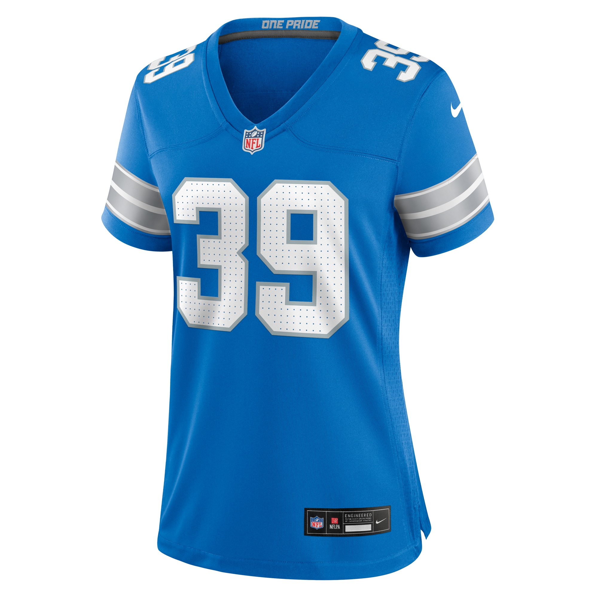 Detroit Lions Jake Bates Blue Team Game NFL Jersey Women's
