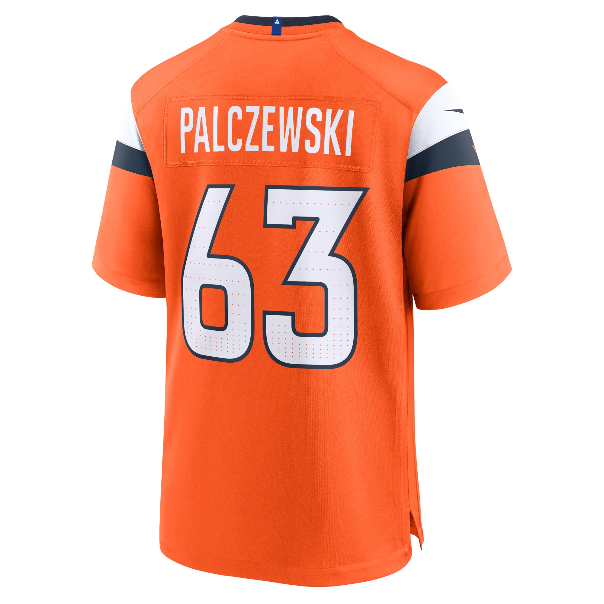 Denver Broncos Alex Palczewski Orange Team Game NFL Jersey Men's