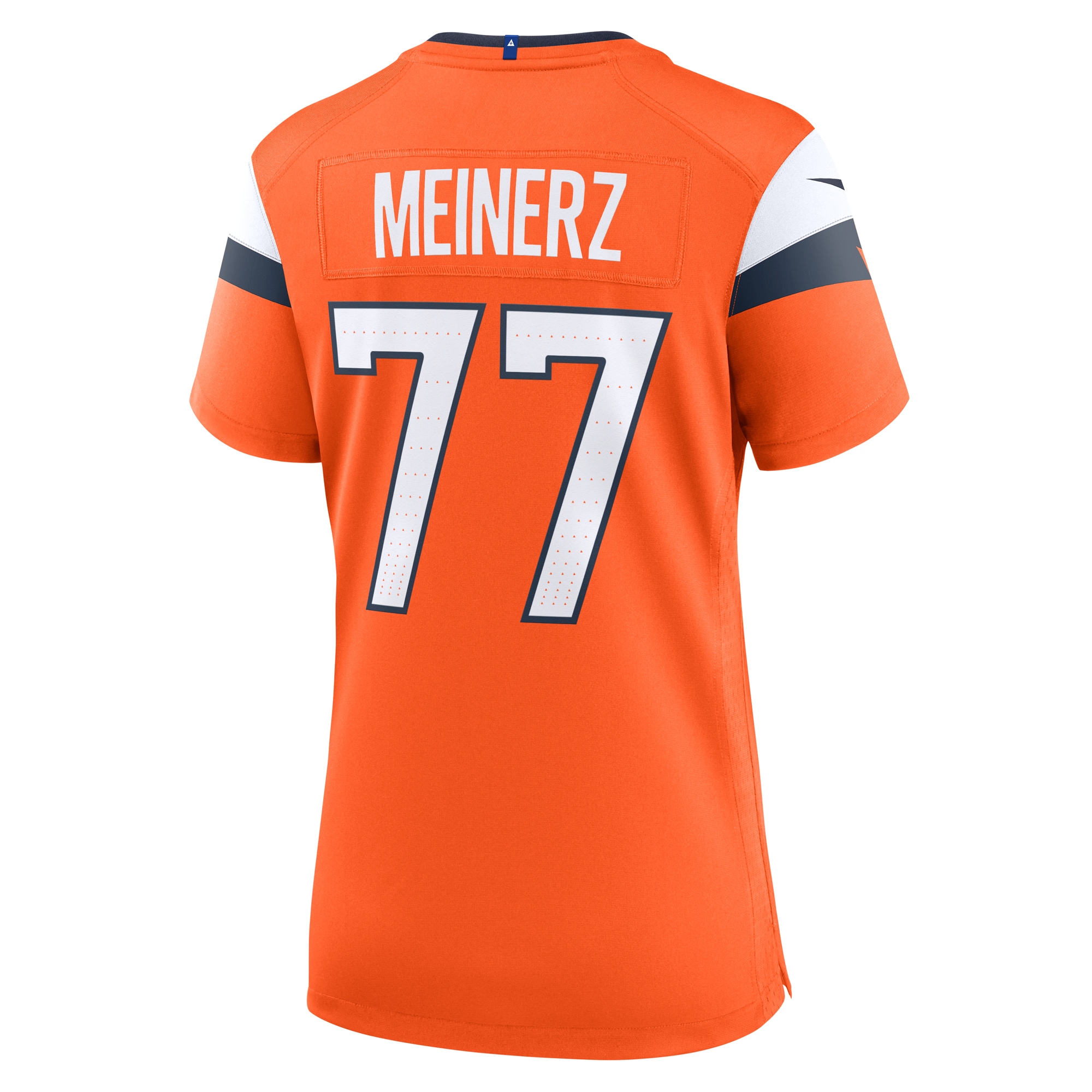 Denver Broncos Quinn Meinerz Orange Team Game NFL Jersey Women's