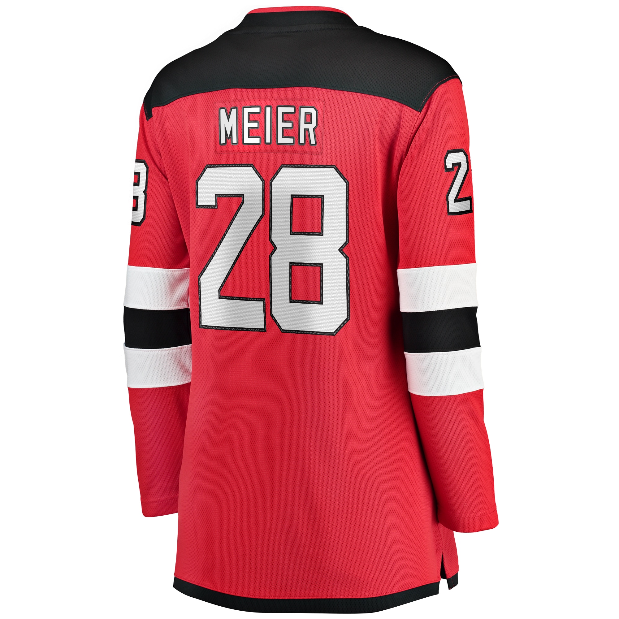 New Jersey Devils Timo Meier Red Home Breakaway Player NHL Jersey Women's