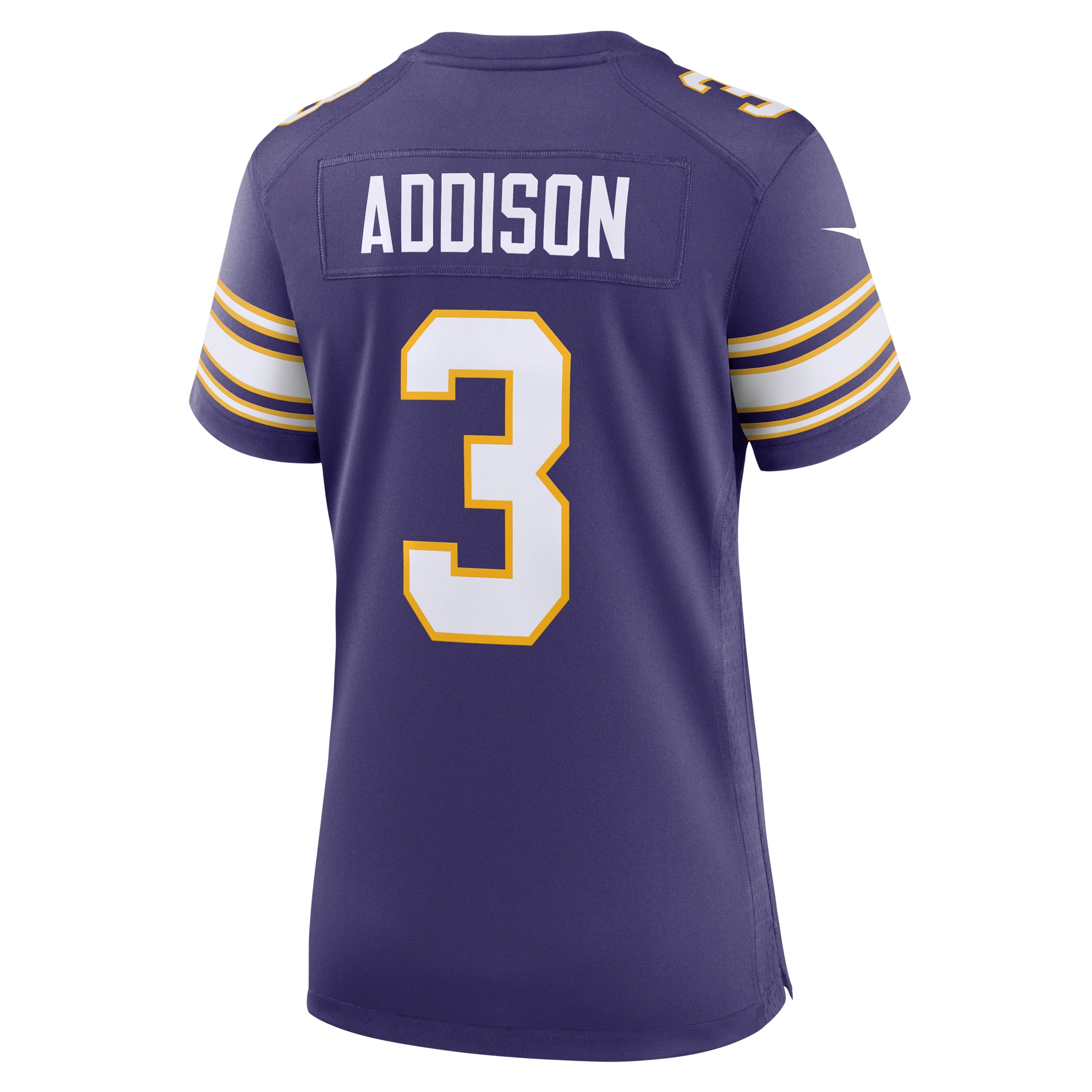 Minnesota Vikings Addison Purple Classic Player Game NFL Jersey Women's
