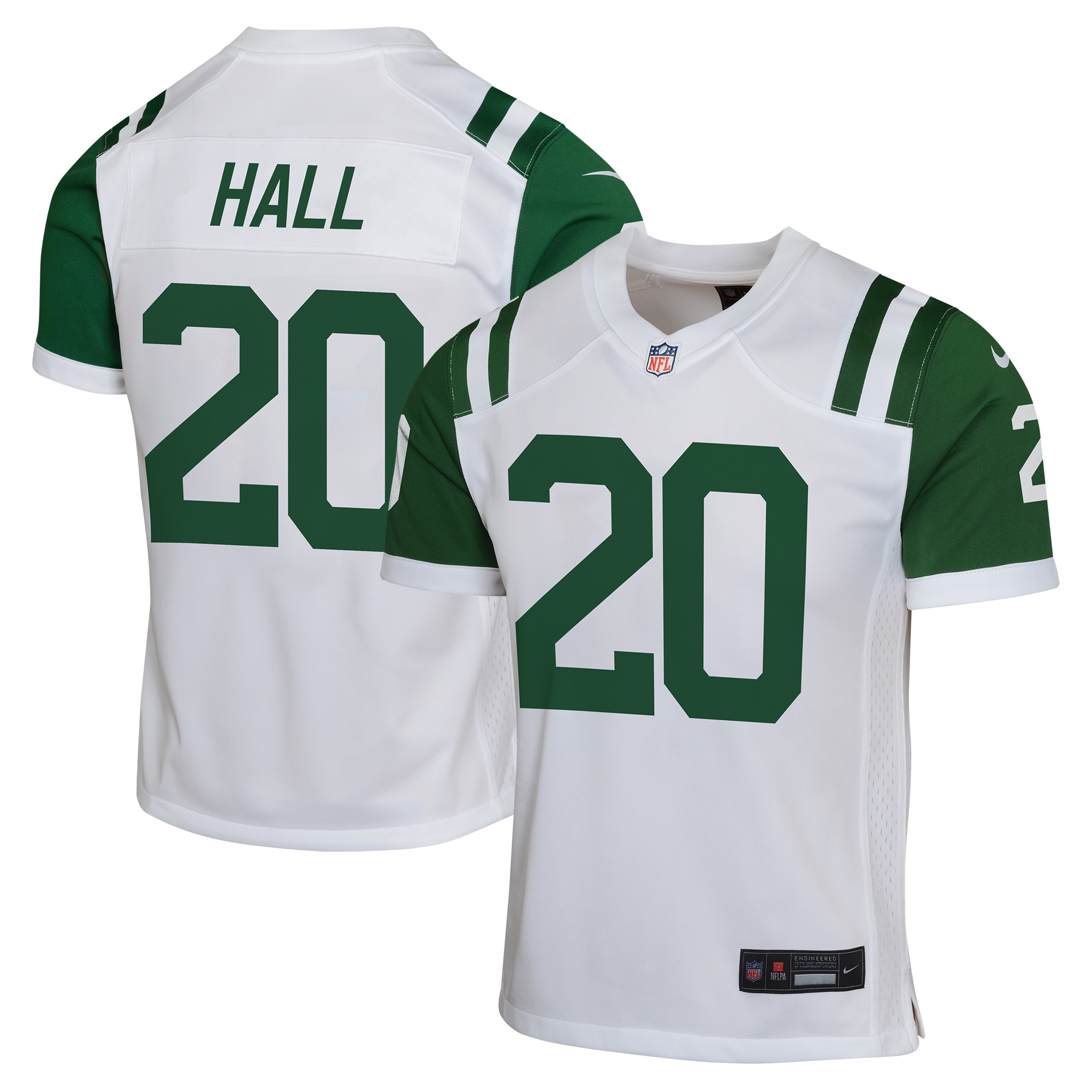 New York Jets Breece Hall White Classic Alternate Game NFL Jersey Youth