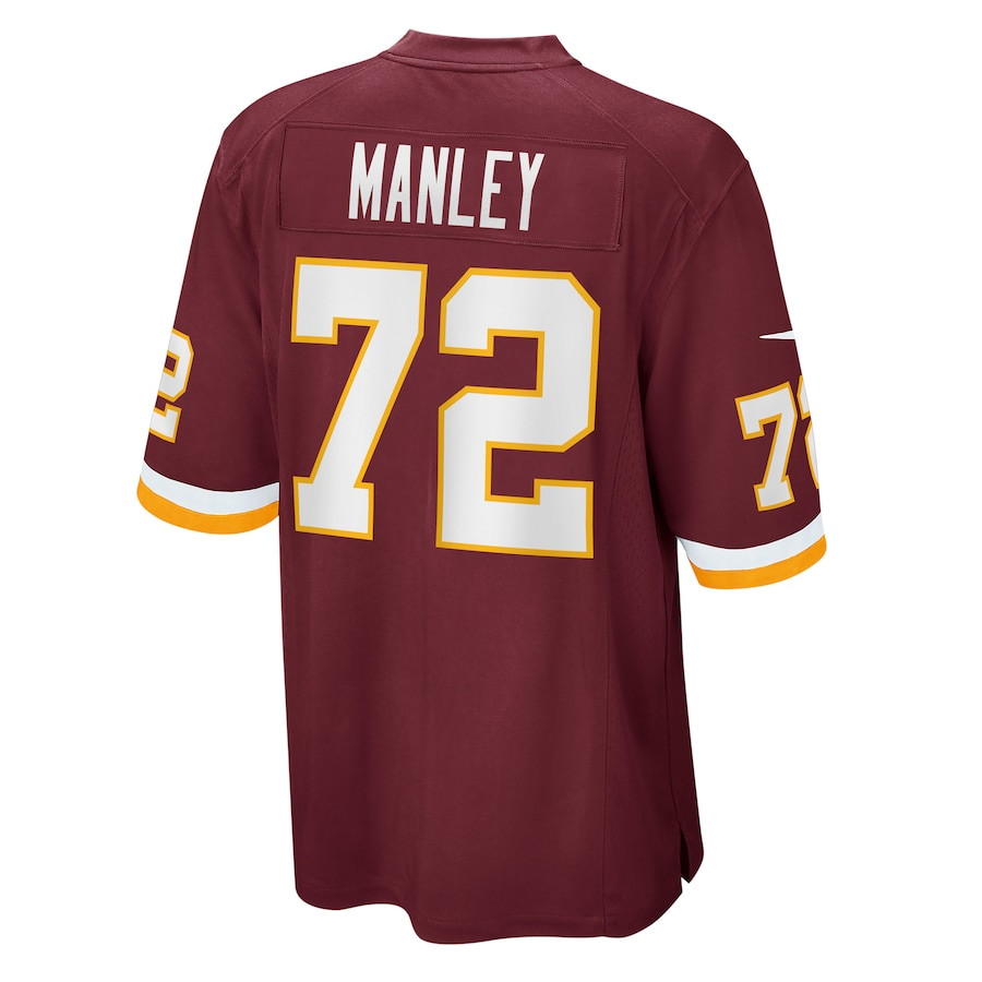 Dexter Manley 72 Washington Commanders Team Retired Burgundy NFL Jersey Men's