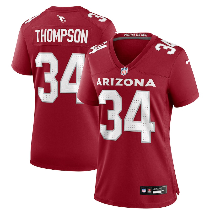 Jalen Thompson 34 Arizona Cardinals Game Cardinal NFL Jersey Women's