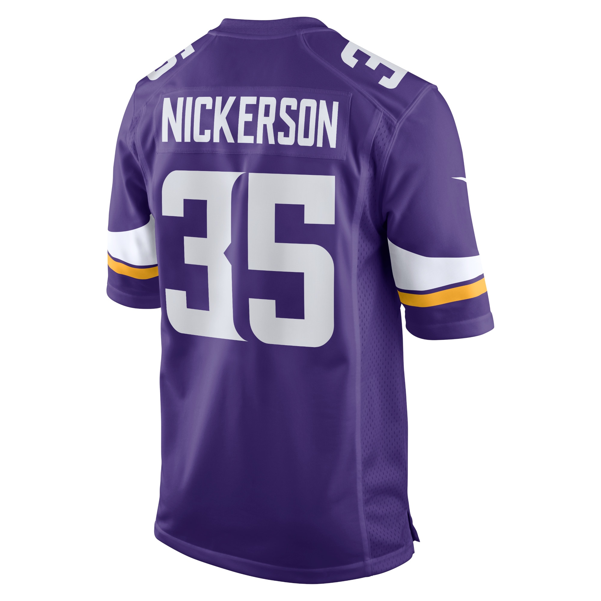 Minnesota Vikings Parry Nickerson Purple Home Game Player NFL Jersey Men's
