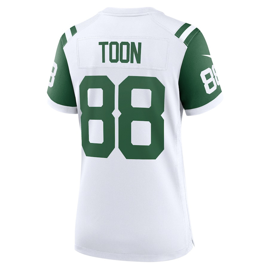 Al Toon 88 New York Jets Classic Alternate Retired Player Game White NFL Jersey Women's