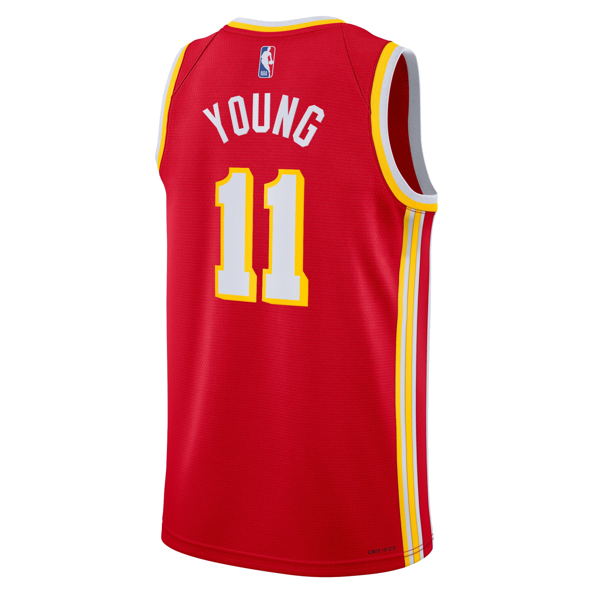 Camiseta Icon Swingman de los Atlanta Hawks Juvenil Trae Young 11 NBA Jersey Men's