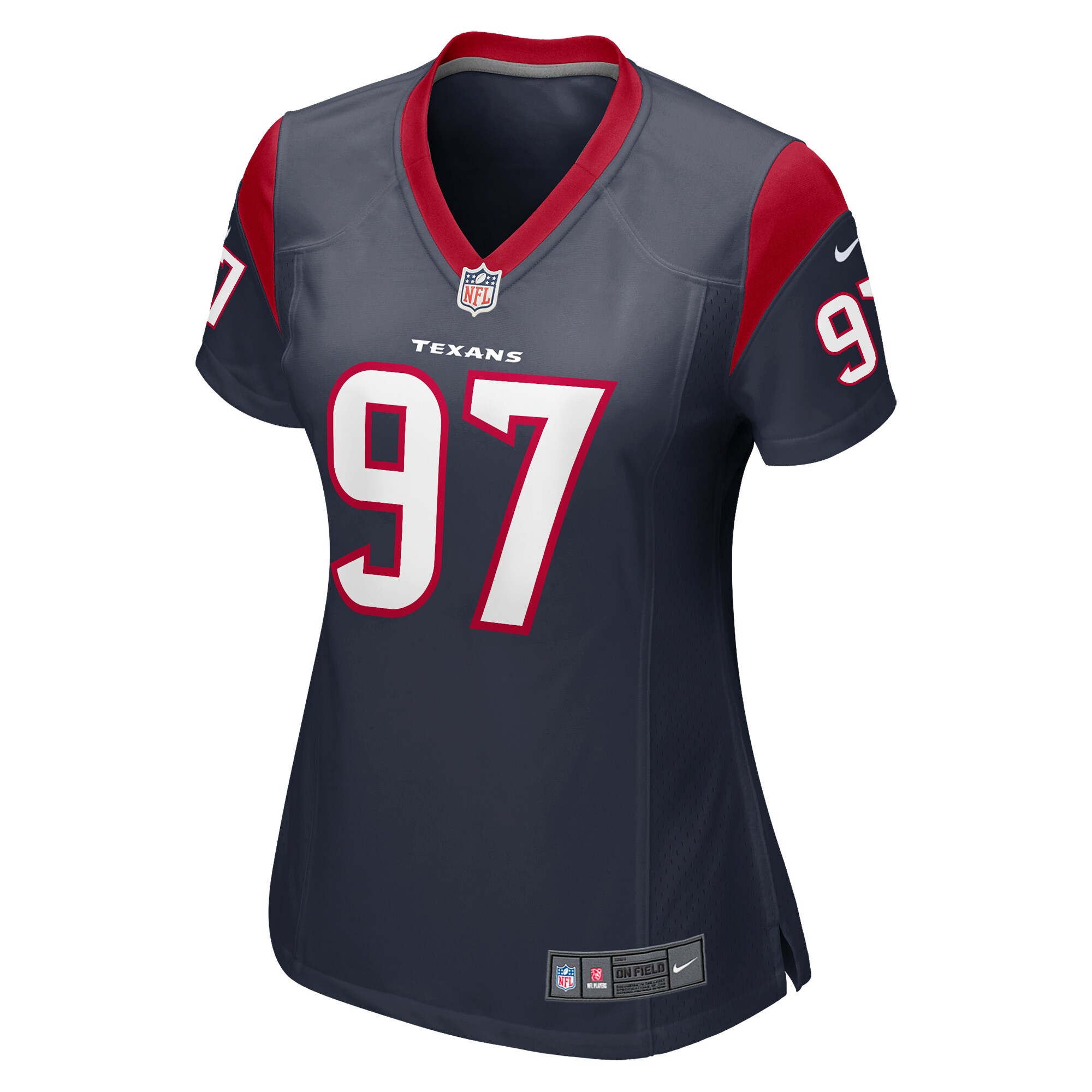 Houston Texans Hassan Ridgeway Navy Game Player NFL Jersey Women's