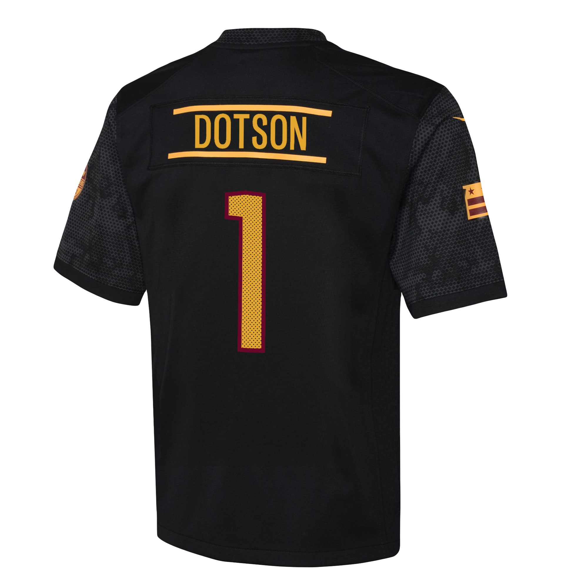 Washington Commanders Jahan Dotson Black Game NFL Jersey Youth