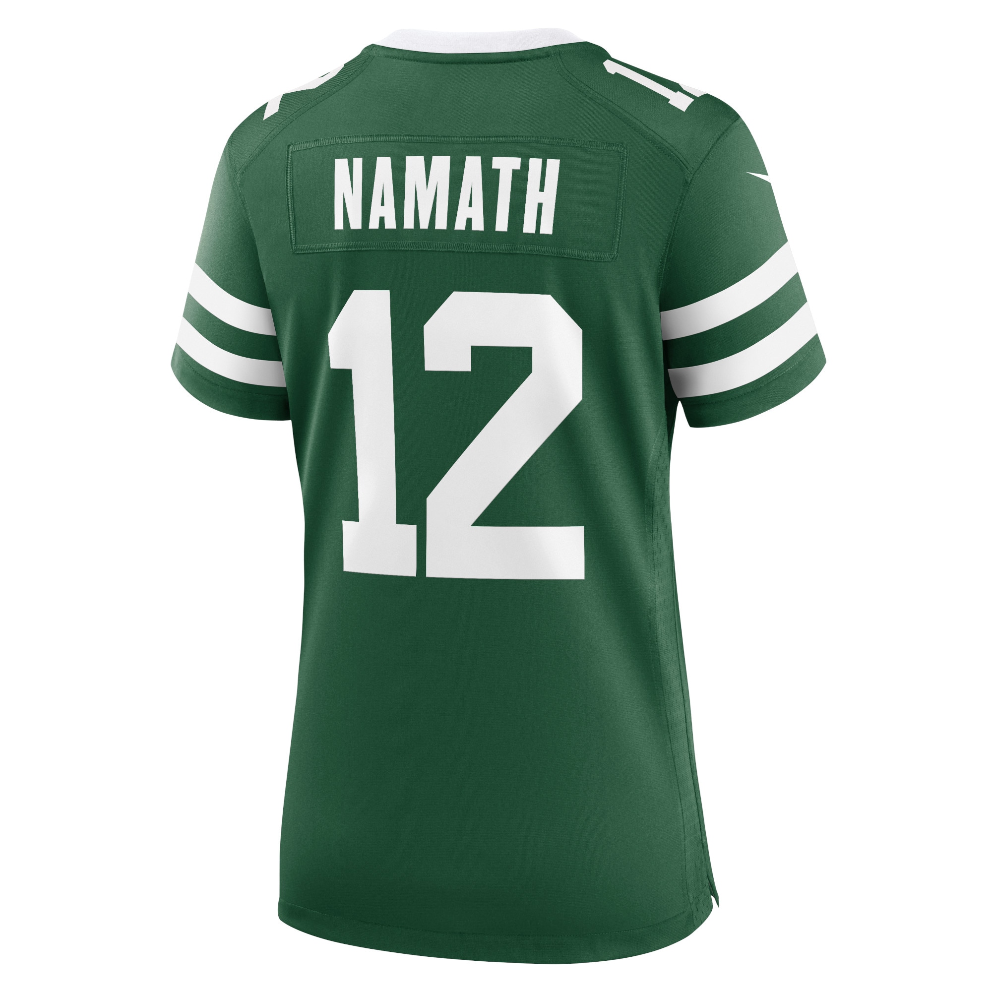 New York Jets Joe Namath Legacy Green Retired Player Game NFL Jersey Women's