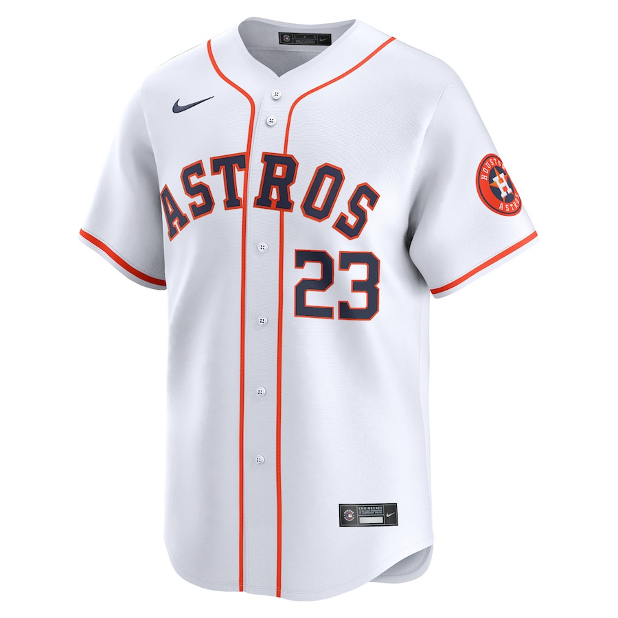 Michael Brantley 23 Houston Astros Home Limited Player White MLB Jersey Men's
