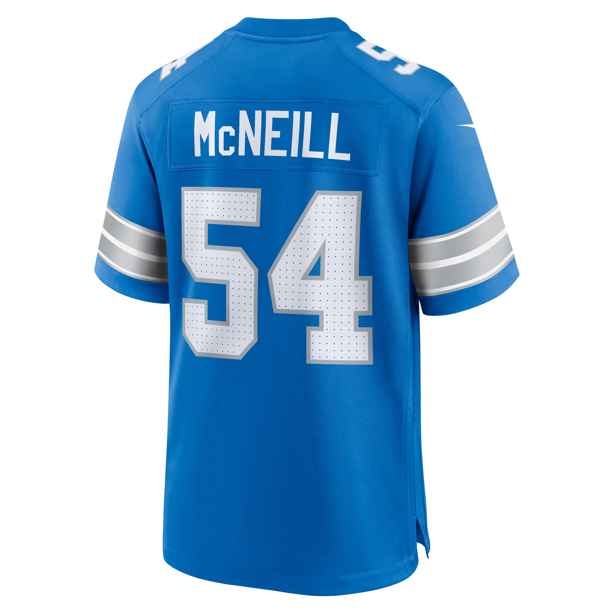 Detroit Lions Alim McNeill Blue Team Game NFL Jersey Men's