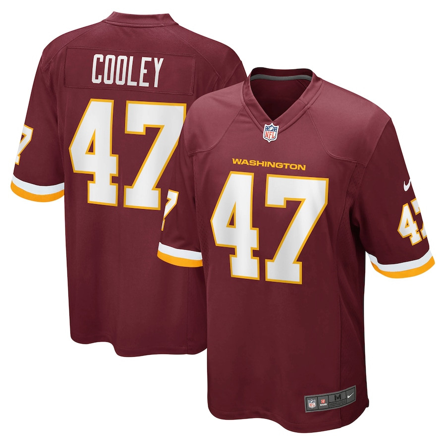 Chris Cooley 47 Washington Commanders Team Retired Burgundy NFL Jersey Men's