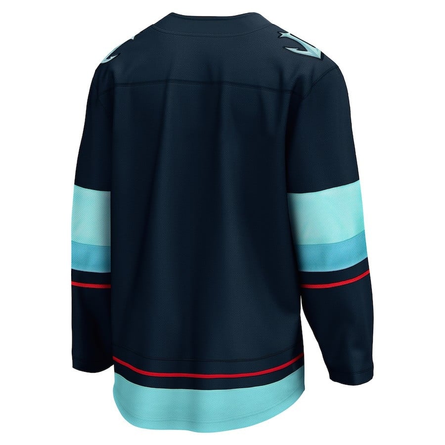 Eduard Sale #28 Seattle Kraken 2023 Draft Home Blue NHL Jersey Men's