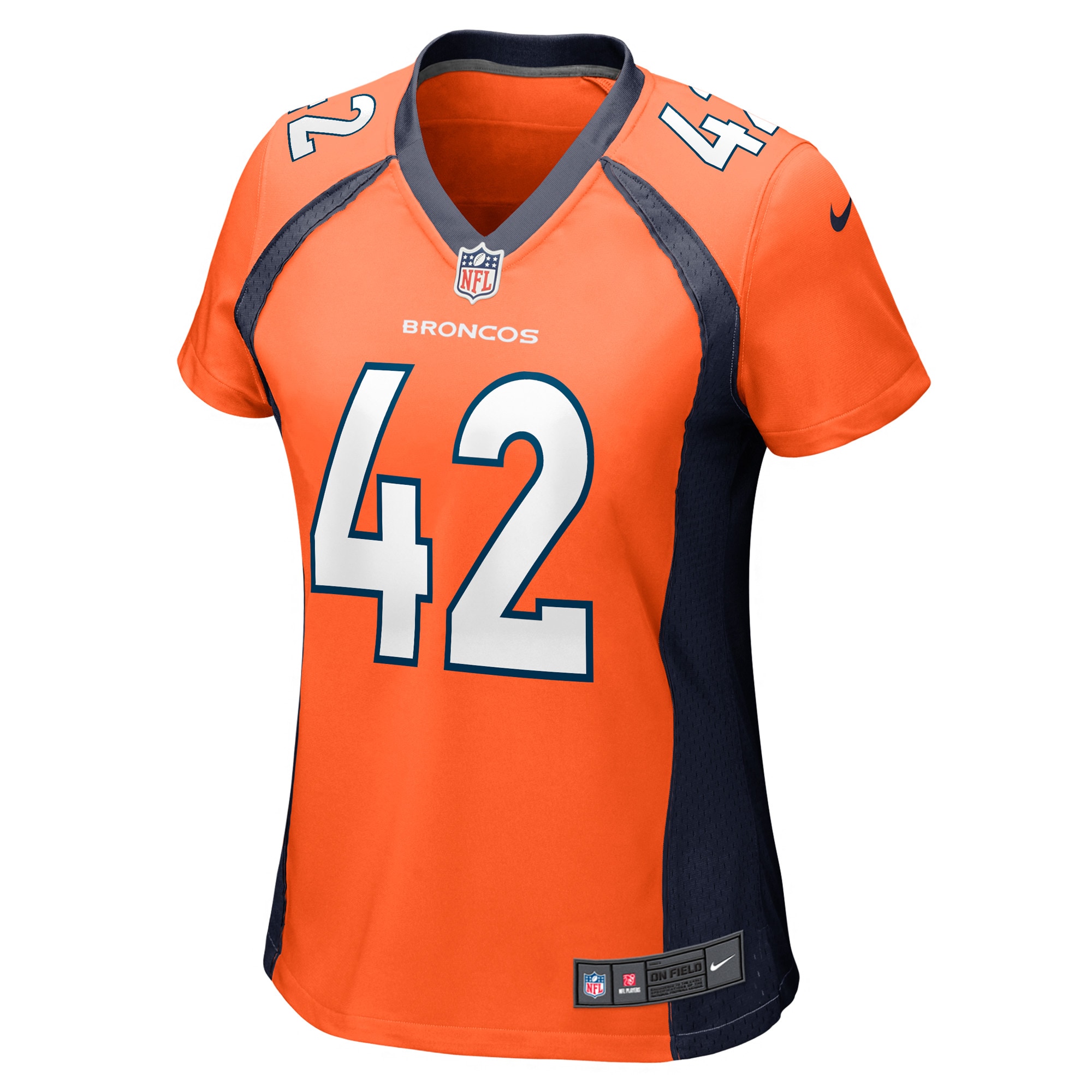 Denver Broncos Nik Bonitto Orange Game Player NFL Jersey Women's