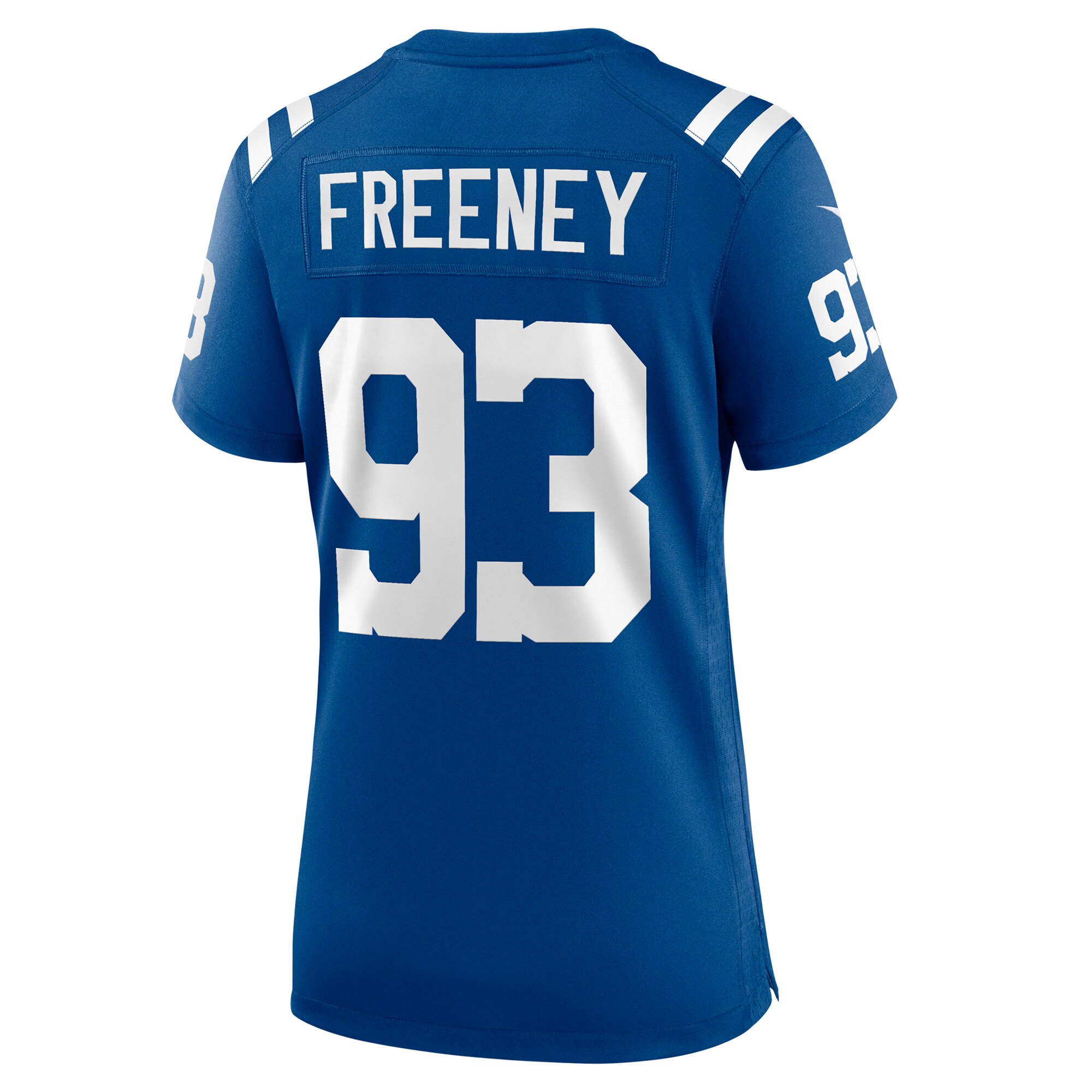 Indianapolis Colts Dwight Freeney Royal Team Retired Player Game NFL Jersey Women's