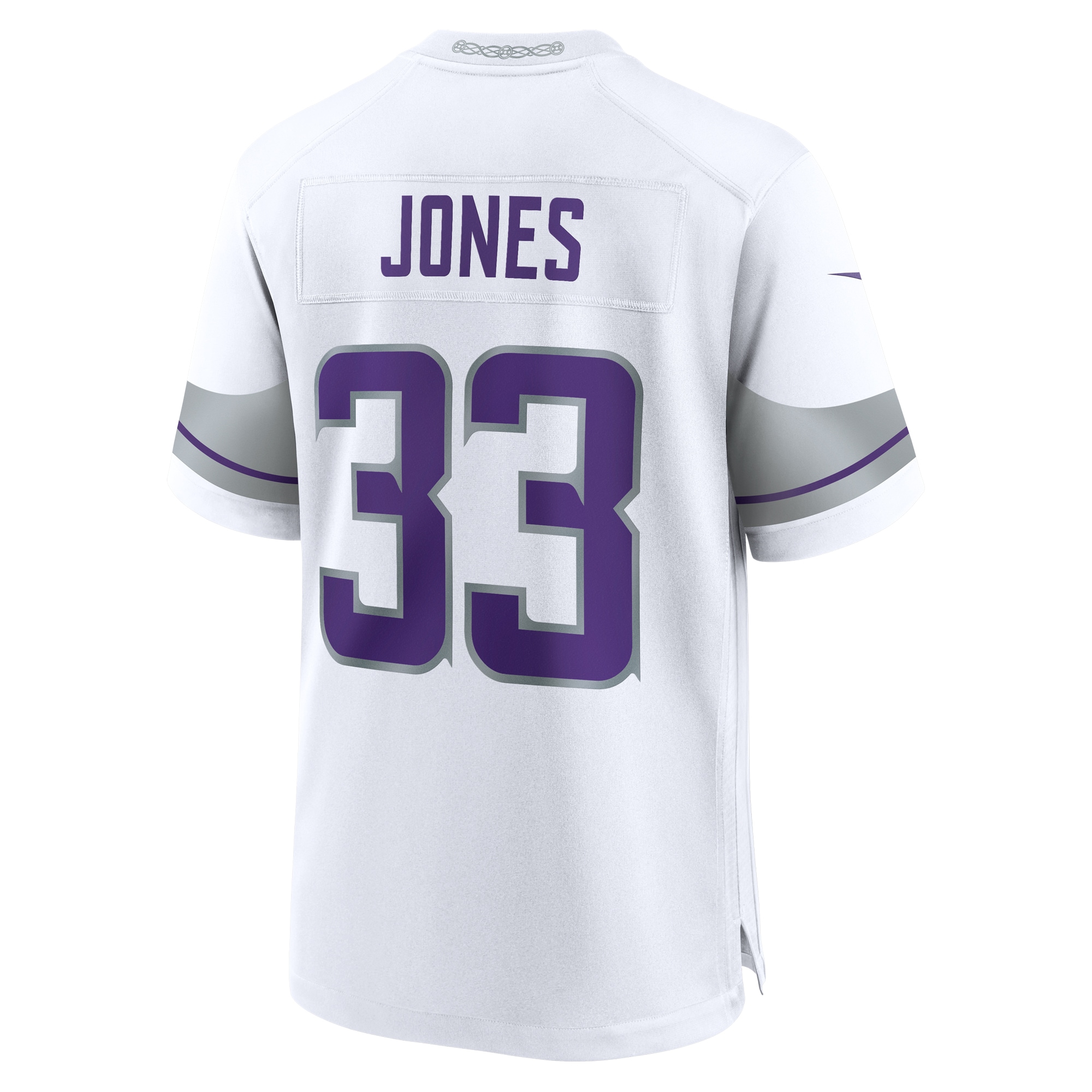 Minnesota Vikings Aaron Jones White Alternate Game Player NFL Jersey Men's