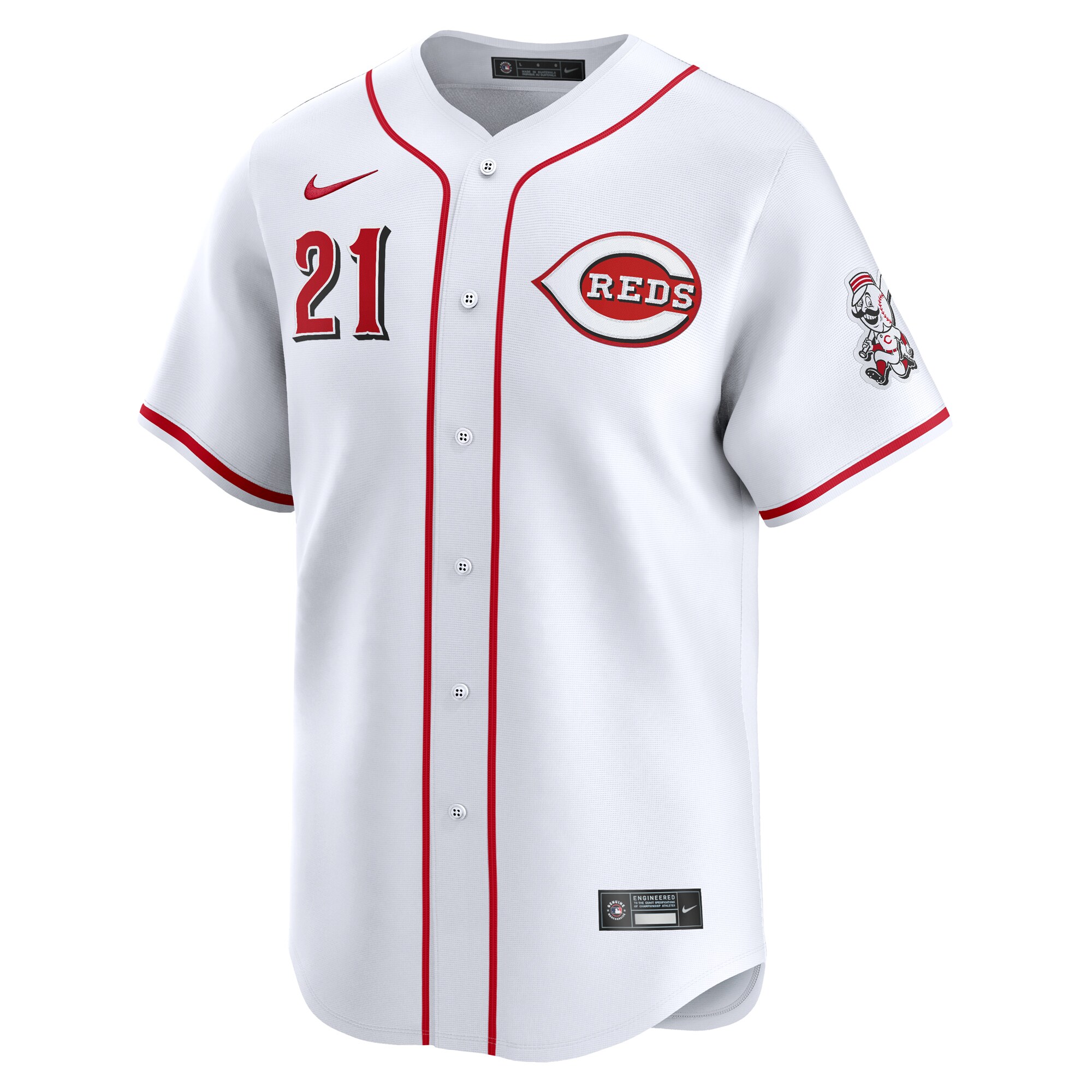 Cincinnati Reds Hunter Greene White Home Limited Player MLB Jersey Men's