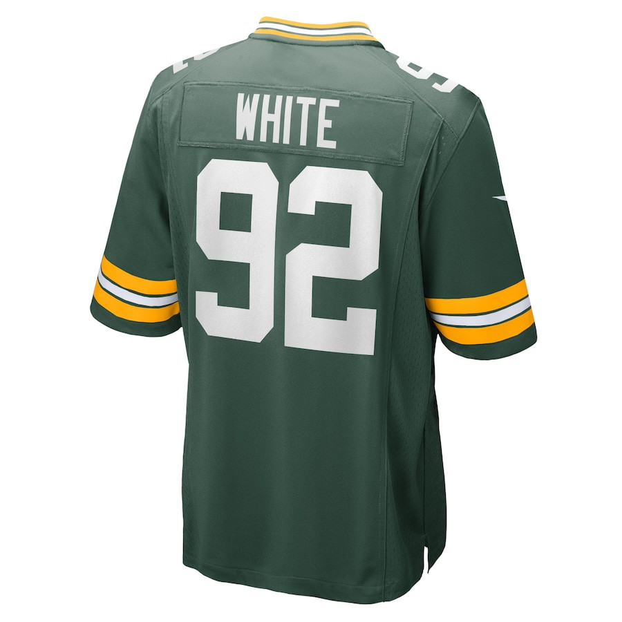 Reggie White 92 Green Bay Packers Retired Game Green NFL Jersey Men's