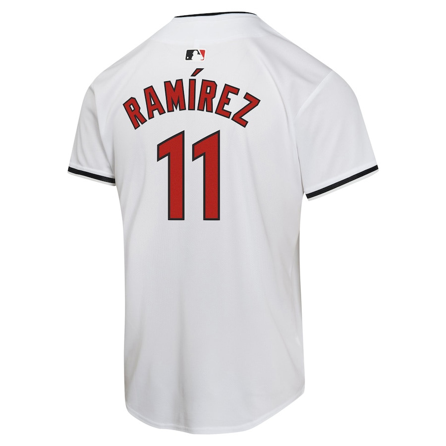 Jose Ramirez #11 Cleveland Guardians Home Game Player White MLB Jersey Youth