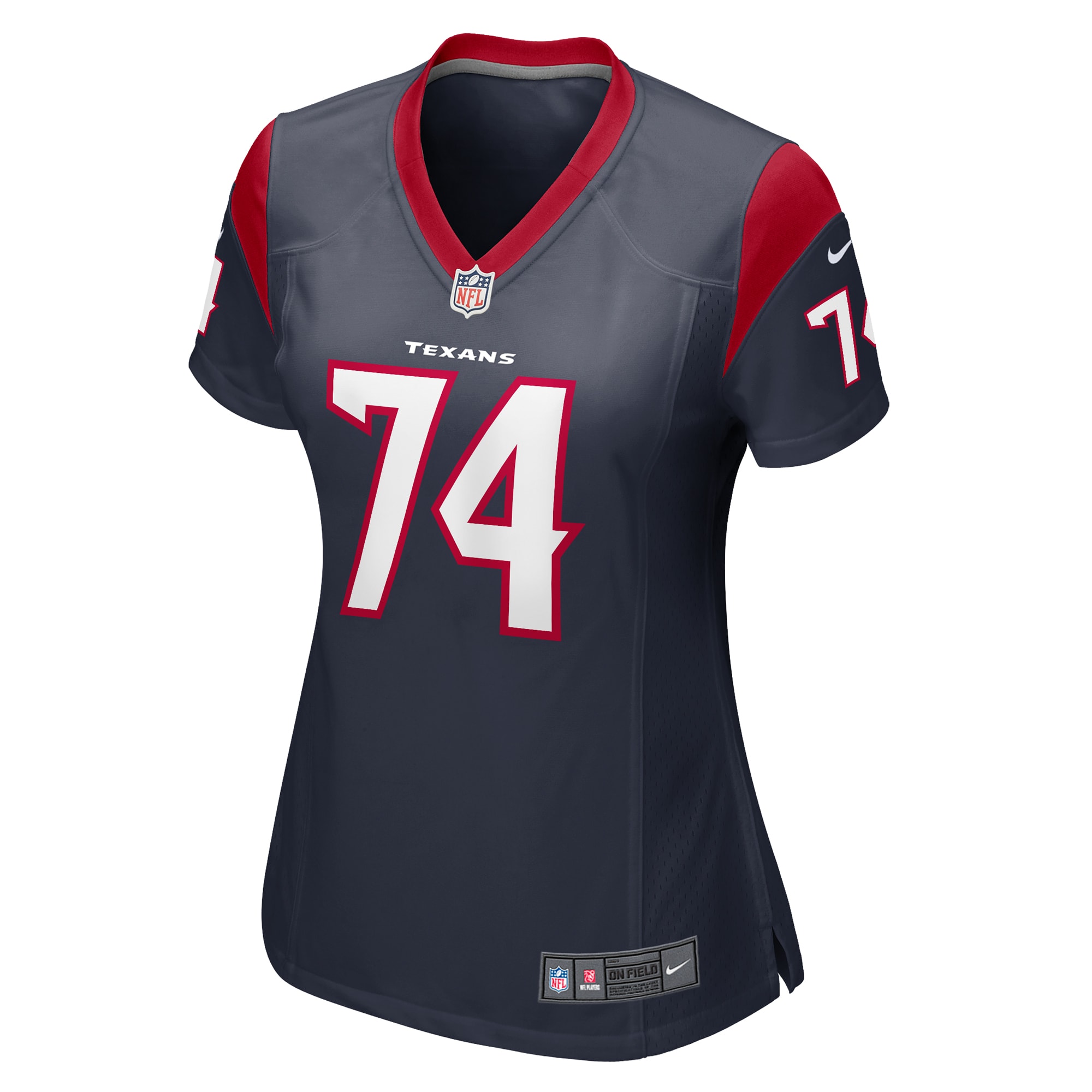 Houston Texans Josh Jones Navy Team Game NFL Jersey Women's