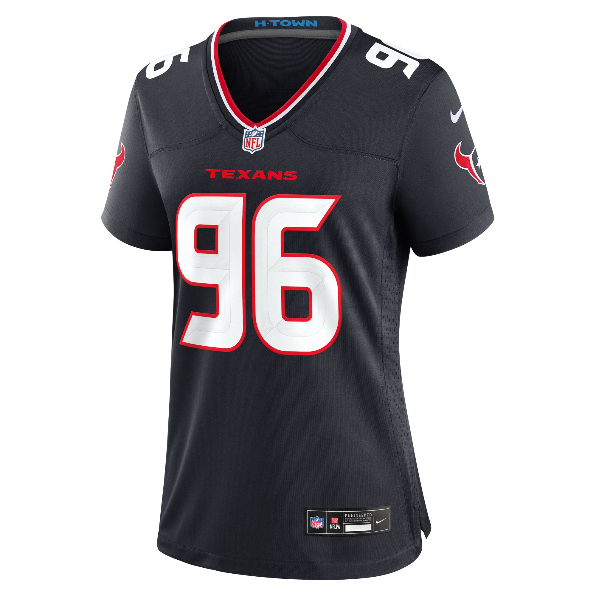 Houston Texans Denico Autry Navy Team Game NFL Jersey Women's
