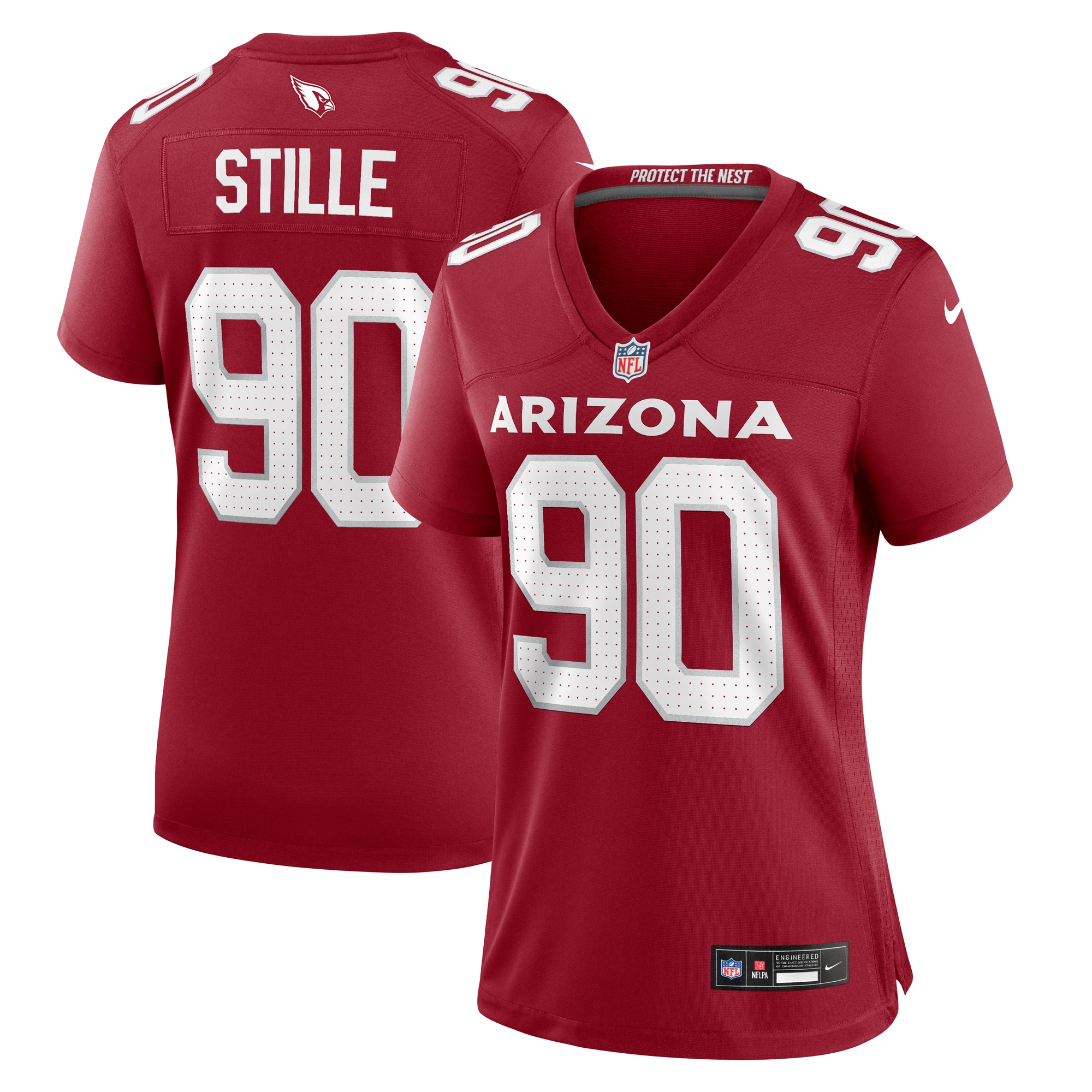 Arizona Cardinals Ben Stille Cardinal Team Game NFL Jersey Women's