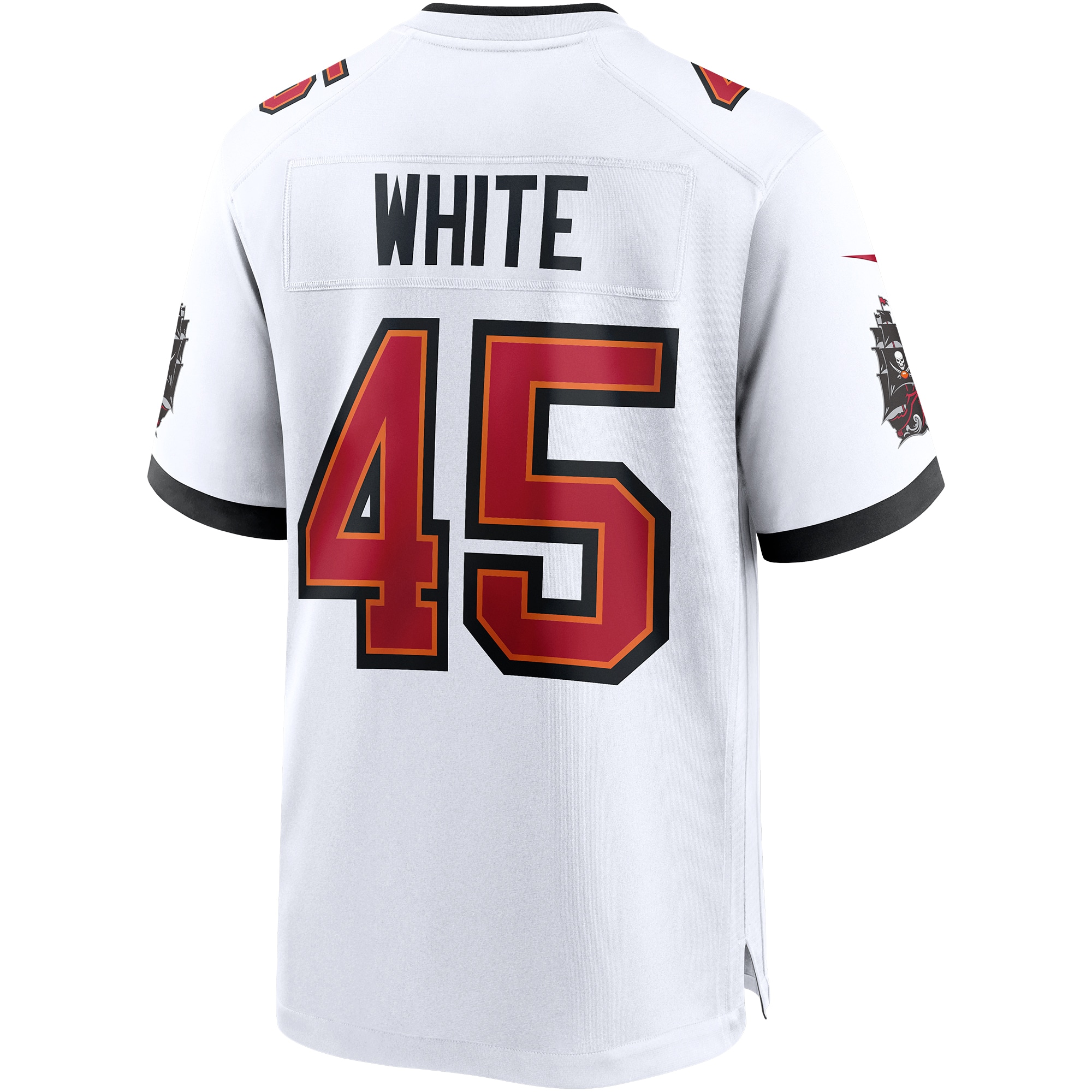 Tampa Bay Buccaneers Devin White White Game NFL Jersey Men's